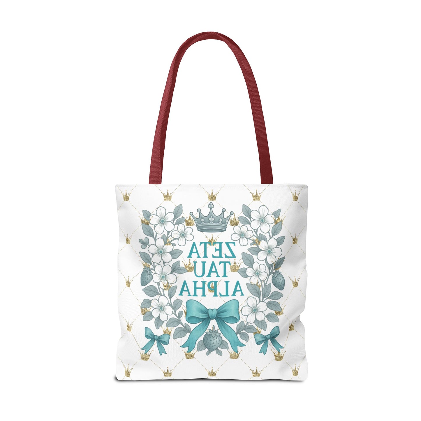 Zeta Tau Alpha Tote Bag | Sorority Bags, Floral Design, Gift for Sisters, Campus Essentials, Personalized Tote