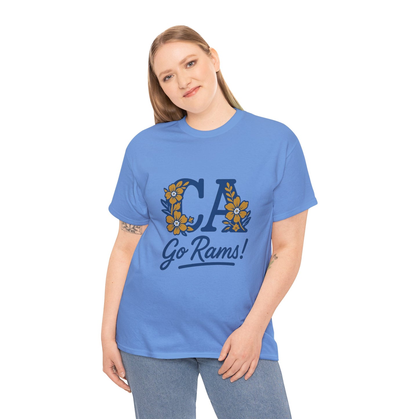 CA Rams Floral Tee