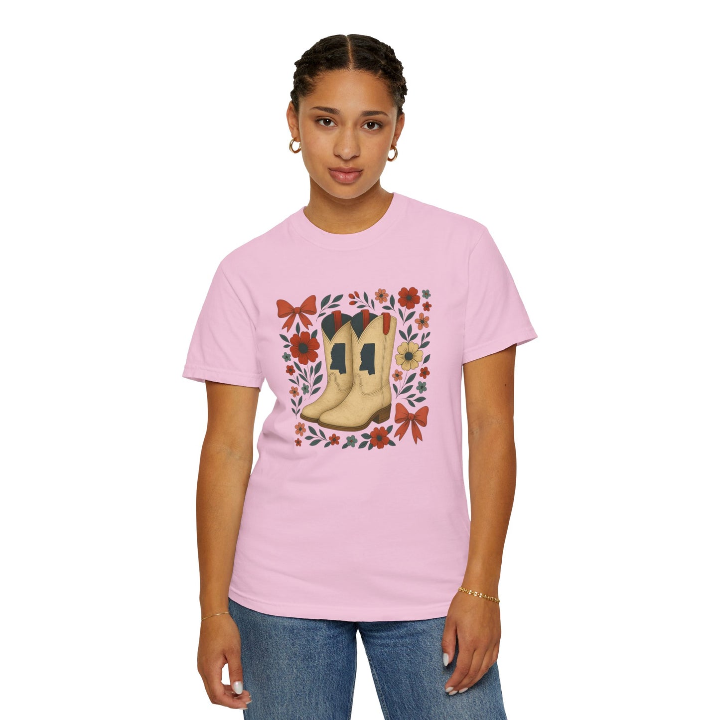 Mississippi Coquette Bow Unisex Tee - Ole Miss Fan Gift
