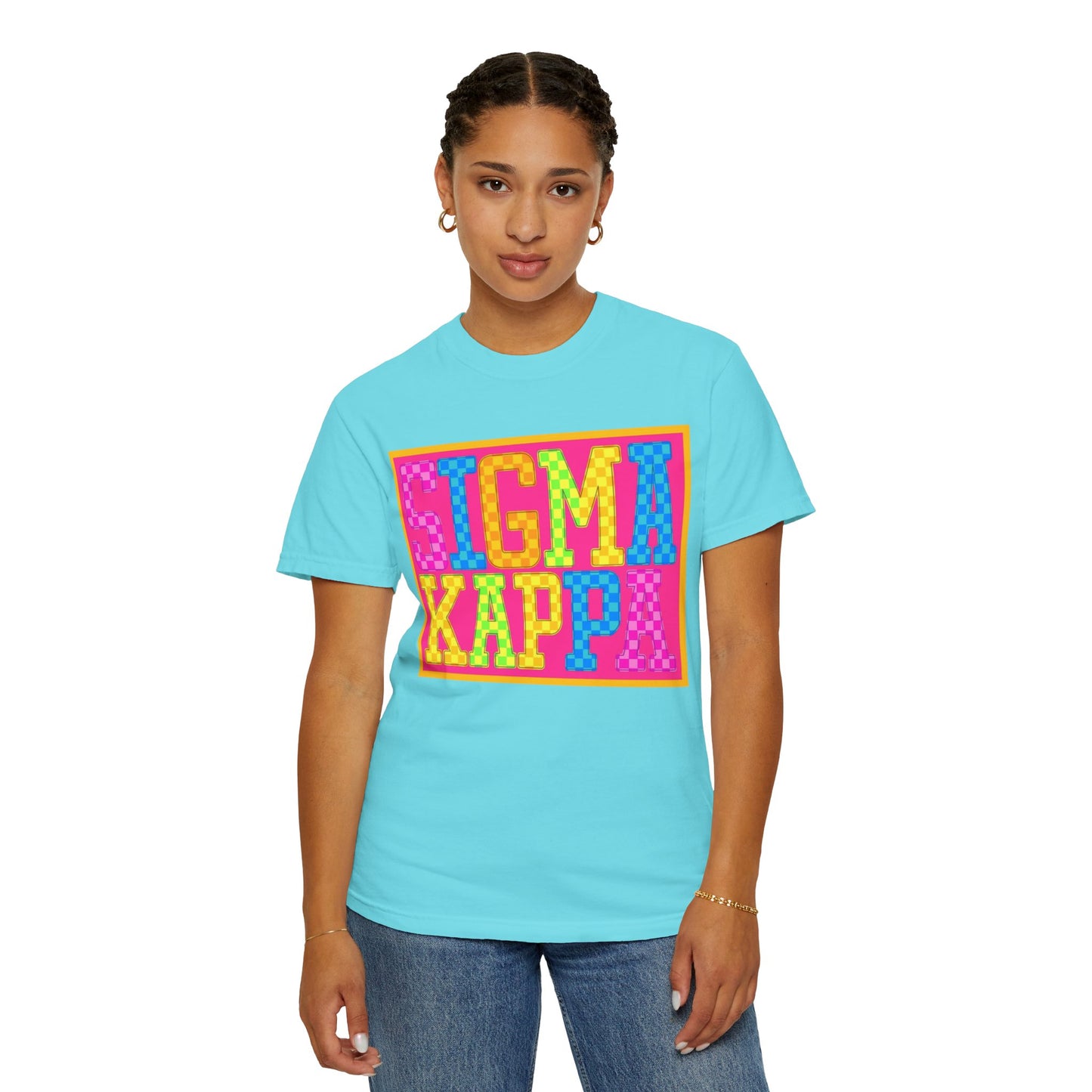 Colorful Sigma Kappa T-Shirt | Sorority Apparel