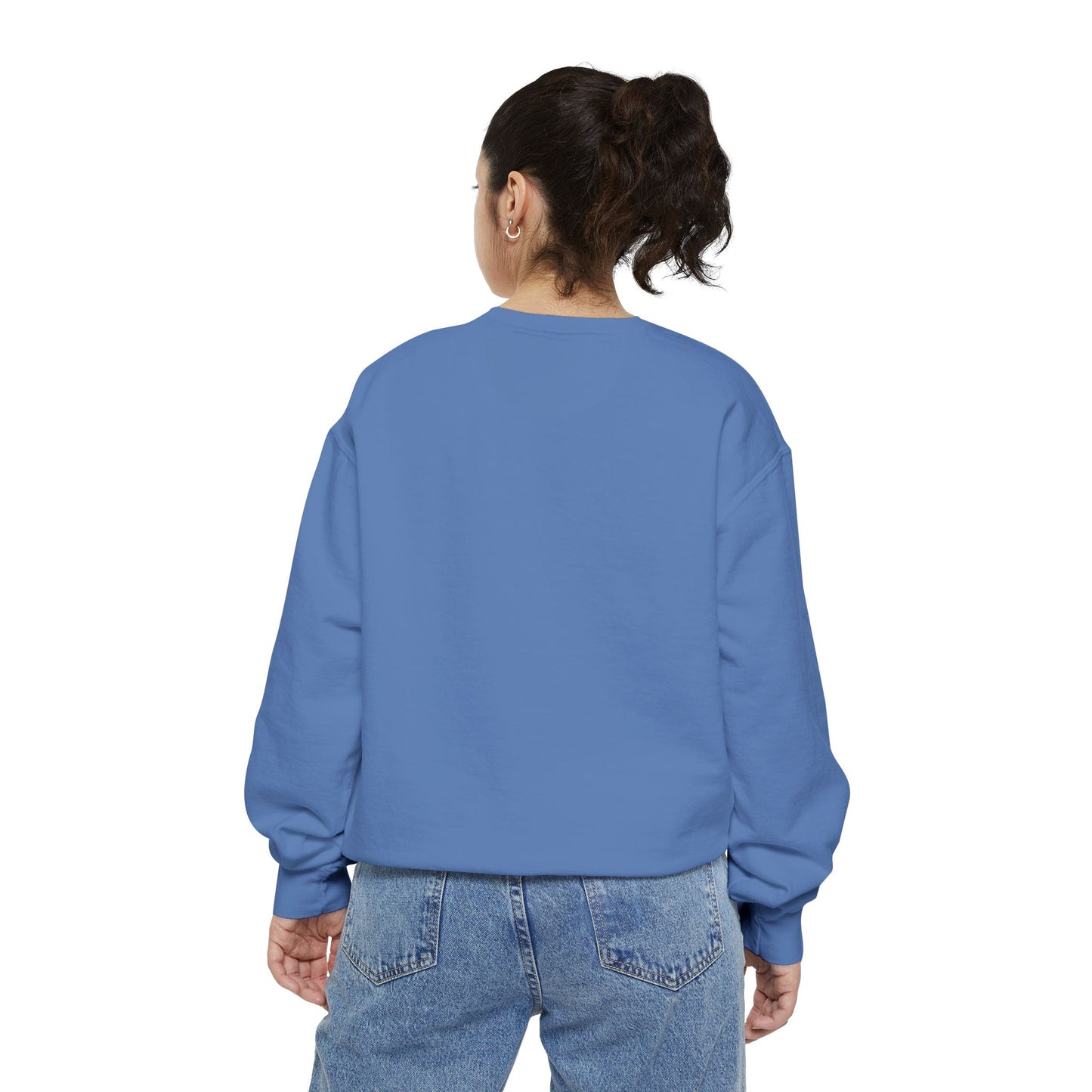 AlphaChi Garment-Dyed Sweatshirt, Sorority Sweatshirt, Personalized Gift, College Apparel, Comfortable Crewneck, Trendy Fashion