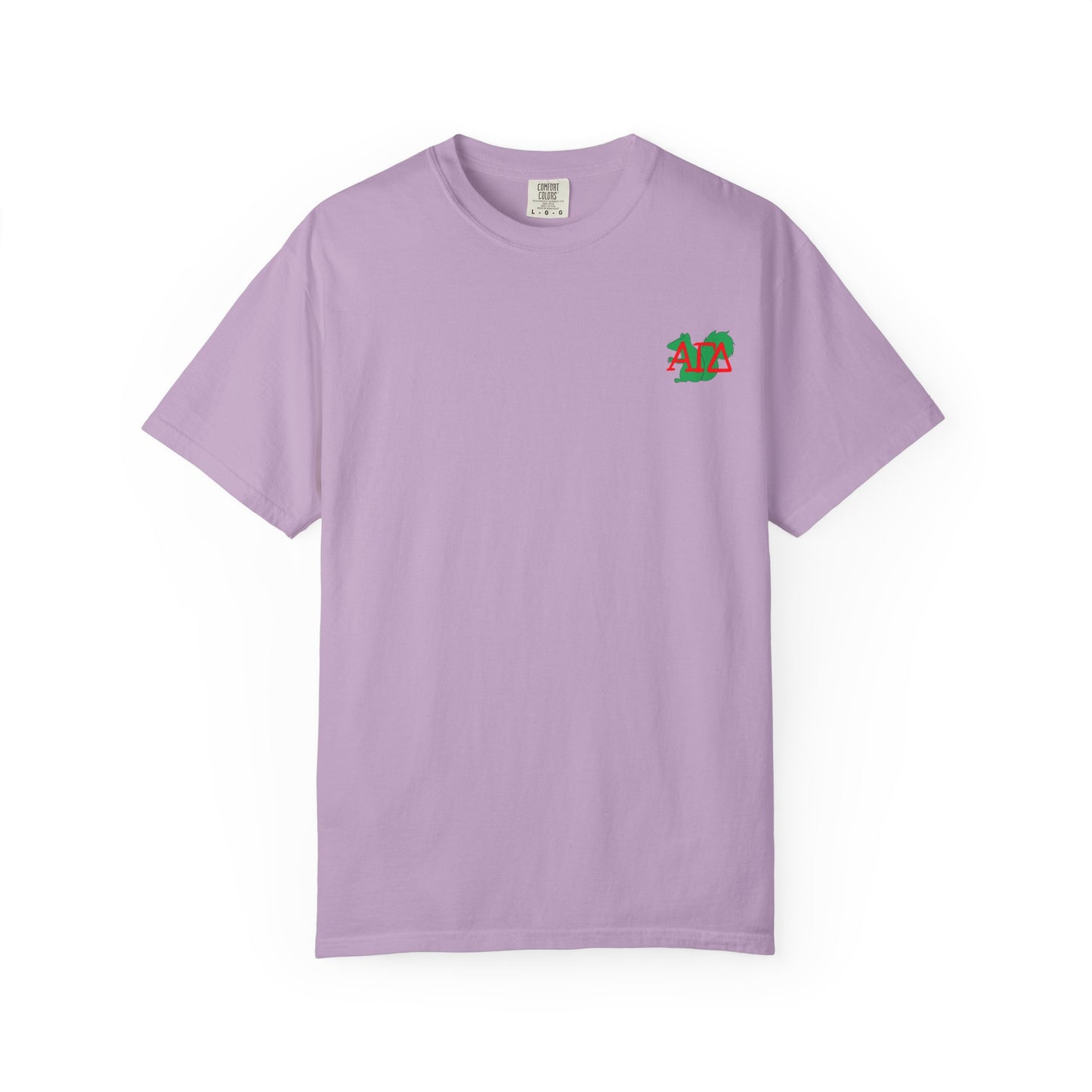 AGD Charming Sorority T-Shirt, Squirrel Design, Unisex Apparel, Perfect Gift, Casual Wear, College Life, Greek Life, Fraternity Events
