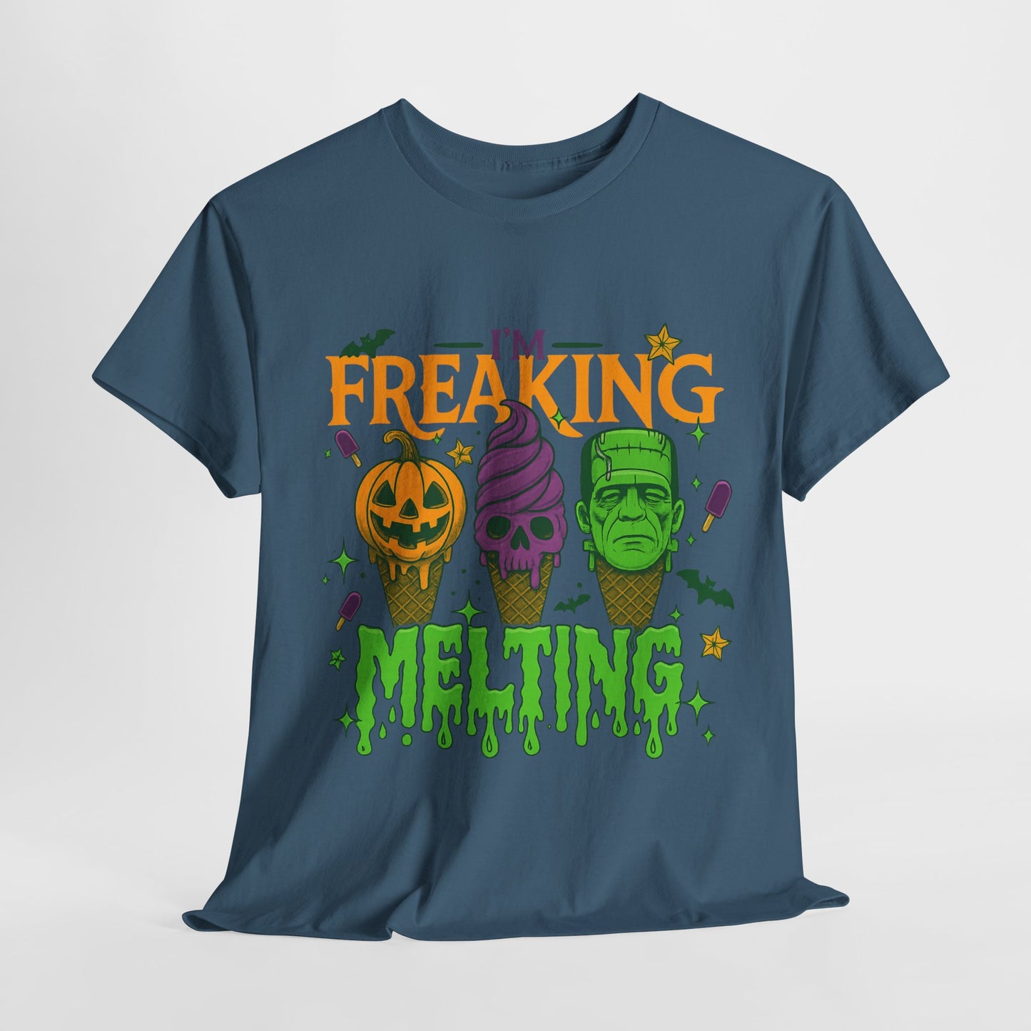 Halloween Unisex Heavy Cotton Tee, Fun Fall Shirt, Halloween Costume Top, Spooky Party Tee, Trick or Treat Apparel