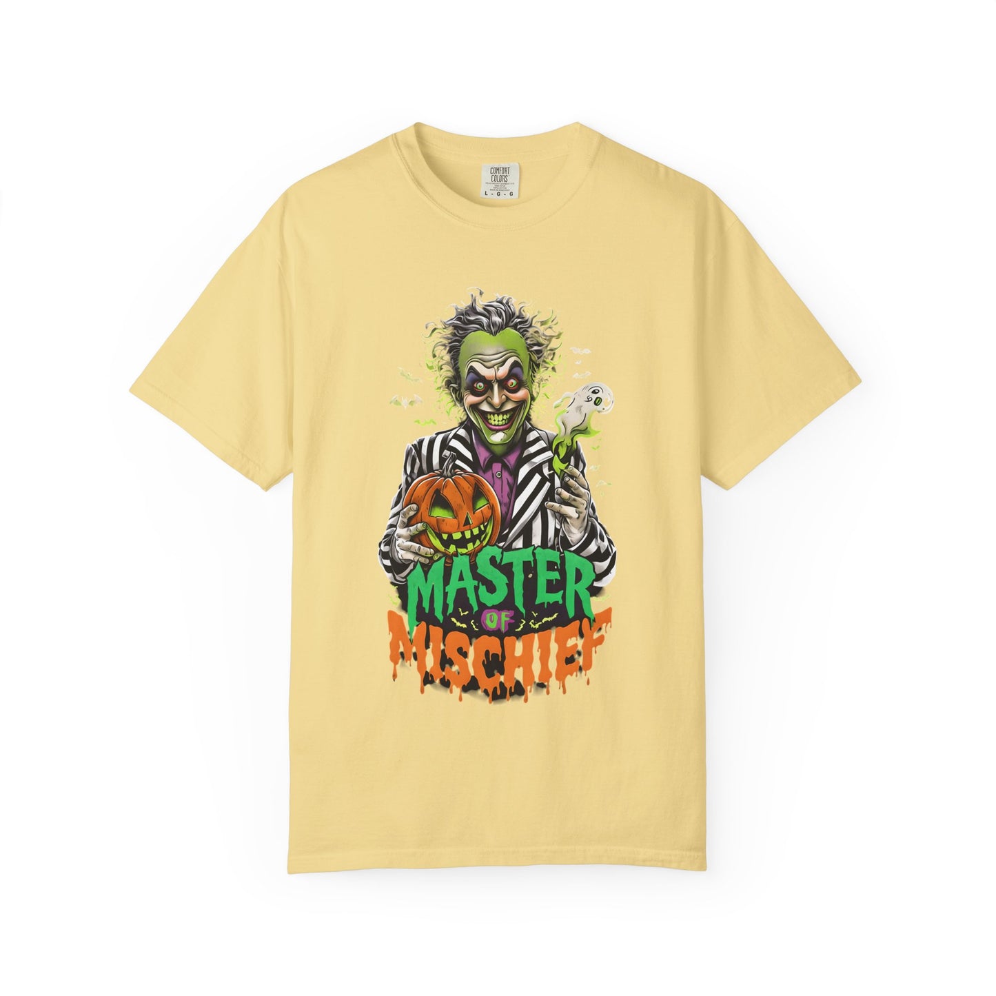 Master of Mischief Unisex T-Shirt, Halloween Party Shirt, Costume Tee, Spooky Gift, Fall Apparel, Graphic Tee