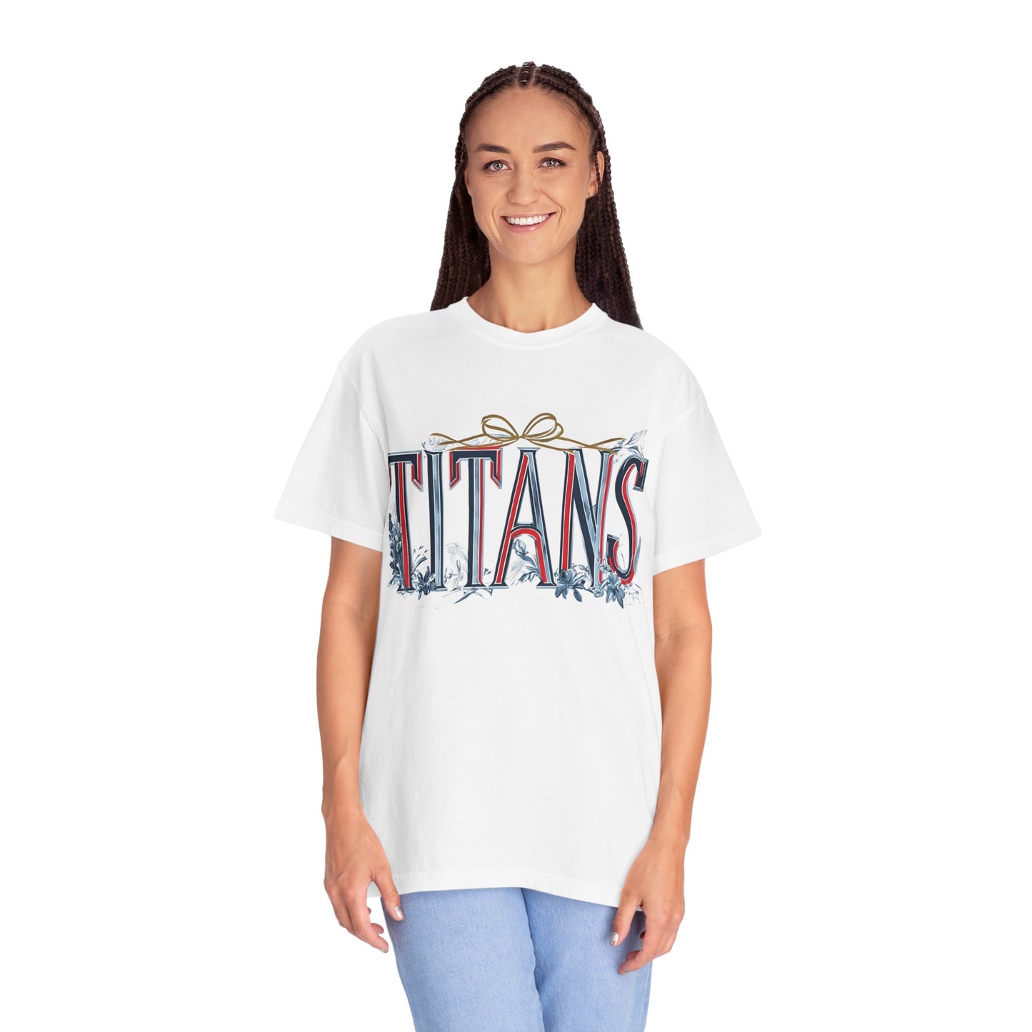 Floral Titans Garment-Dyed T-Shirt