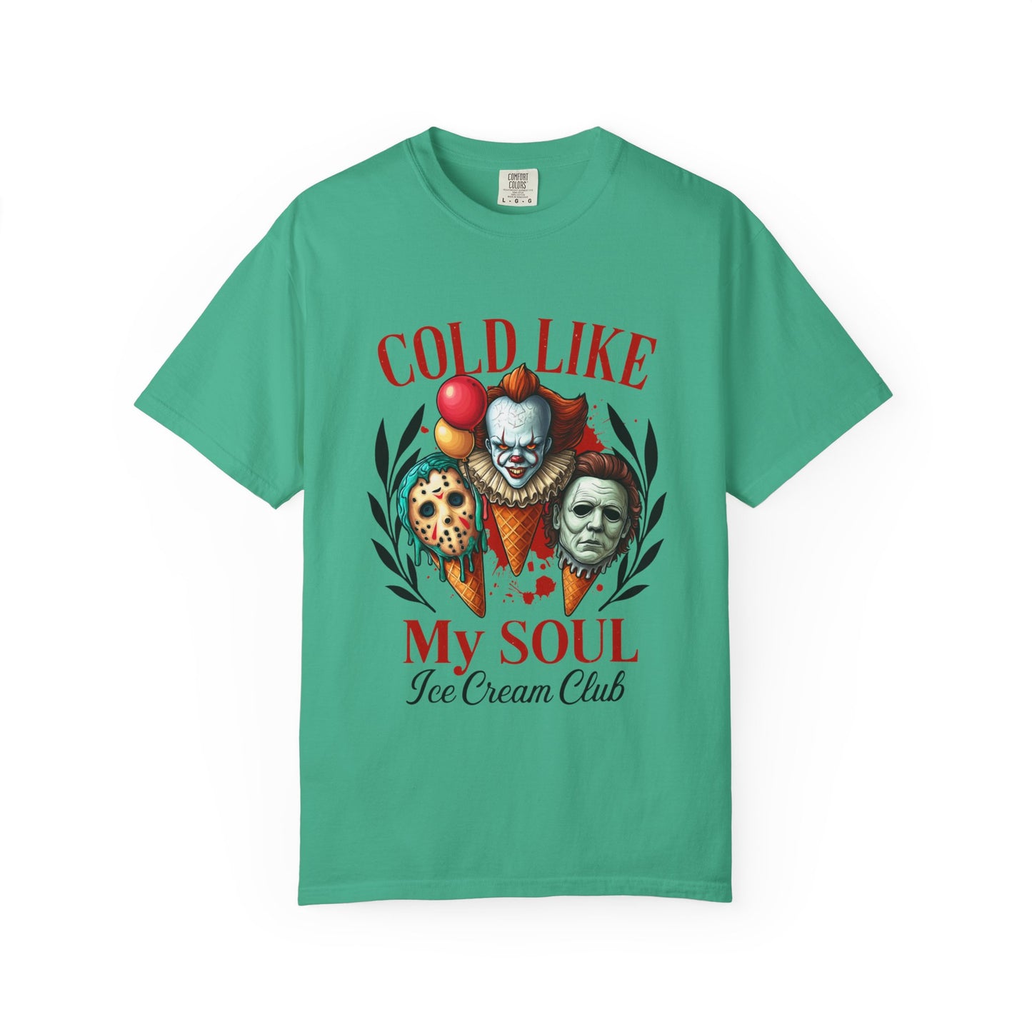 Chilling Soul T-Shirt, Vintage Horror Tee, Unisex Graphic Shirt, Ice Cream Lovers Gift, Fun Movie Merch