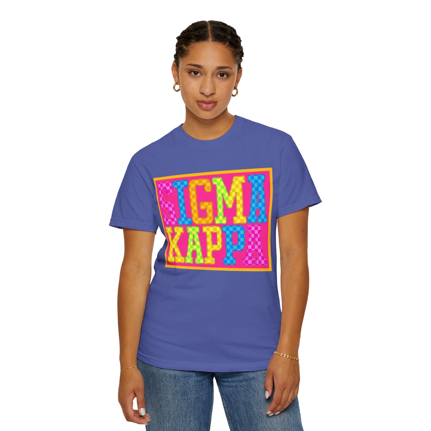 Colorful Sigma Kappa T-Shirt | Sorority Apparel