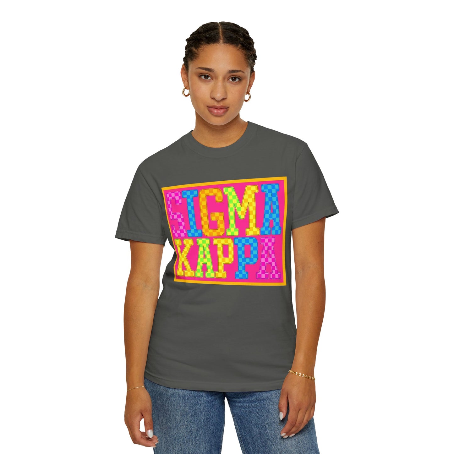 Colorful Sigma Kappa T-Shirt | Sorority Apparel