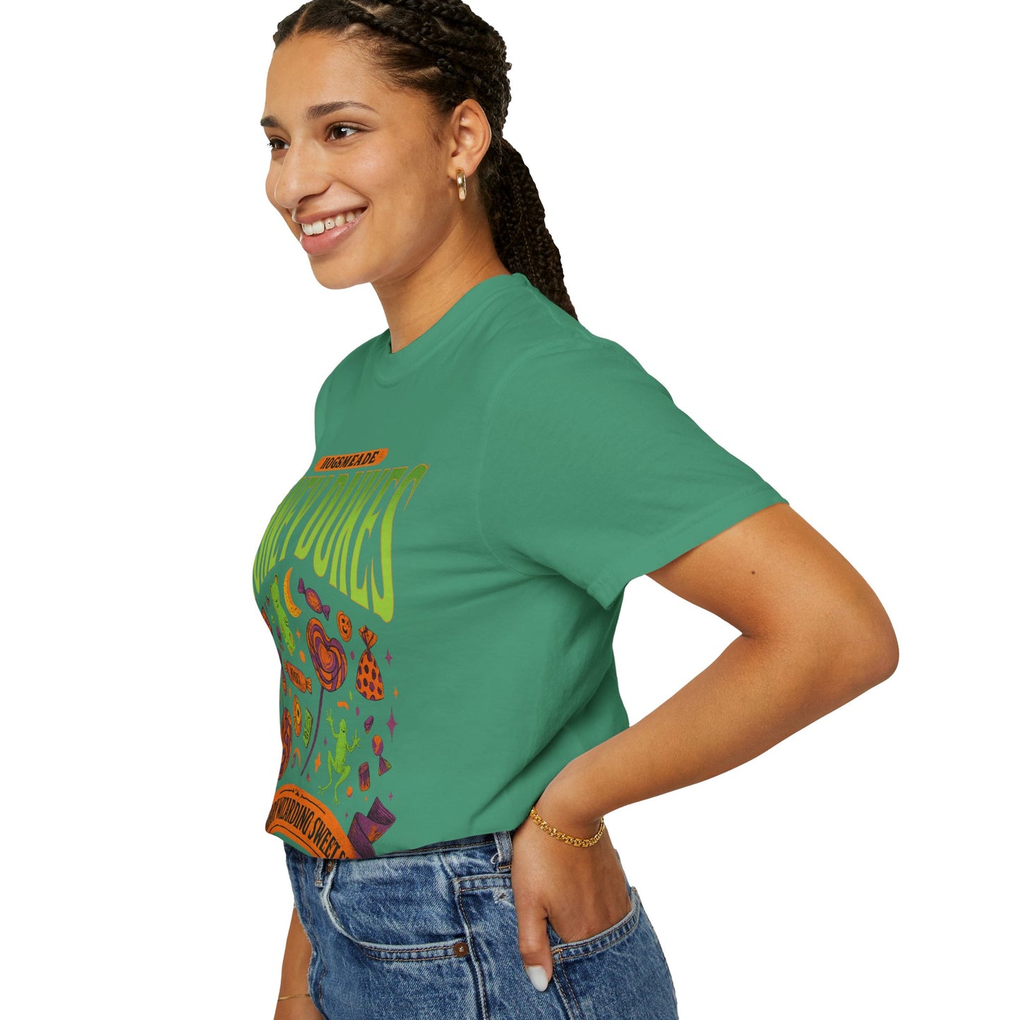 Honey Dukes Wizarding T-Shirt | Unisex Garment-Dyed Tee, Perfect for Fans, Gifts, Celebrations, Cosplay, and Everyday Wear