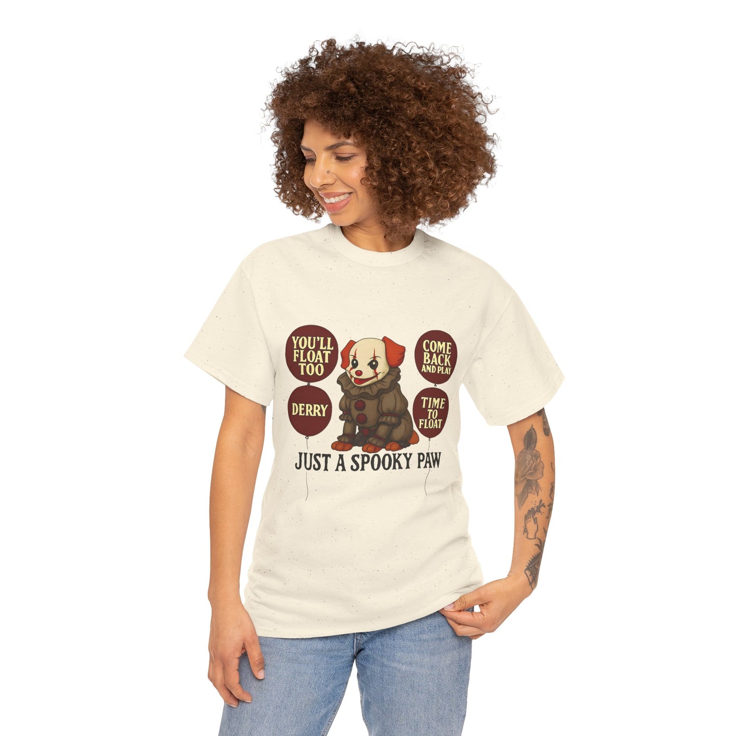 Spooky Dog Tee Clown Pup Pennywise