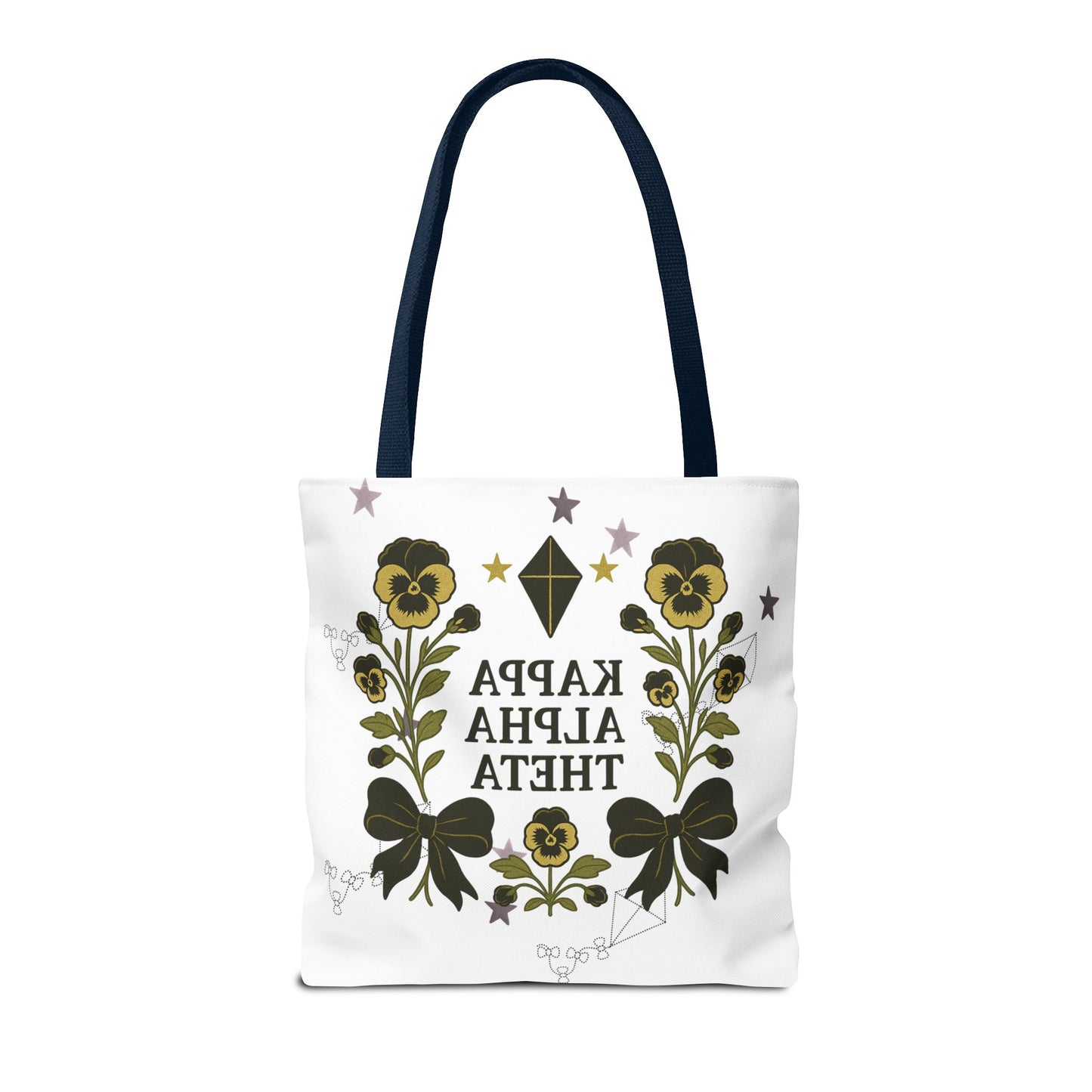 Floral Sorority Tote Bag | Kappa Alpha Theta, Eco-Friendly Bag, Gift for Sisters, College Accessory, Summer Outing Bag