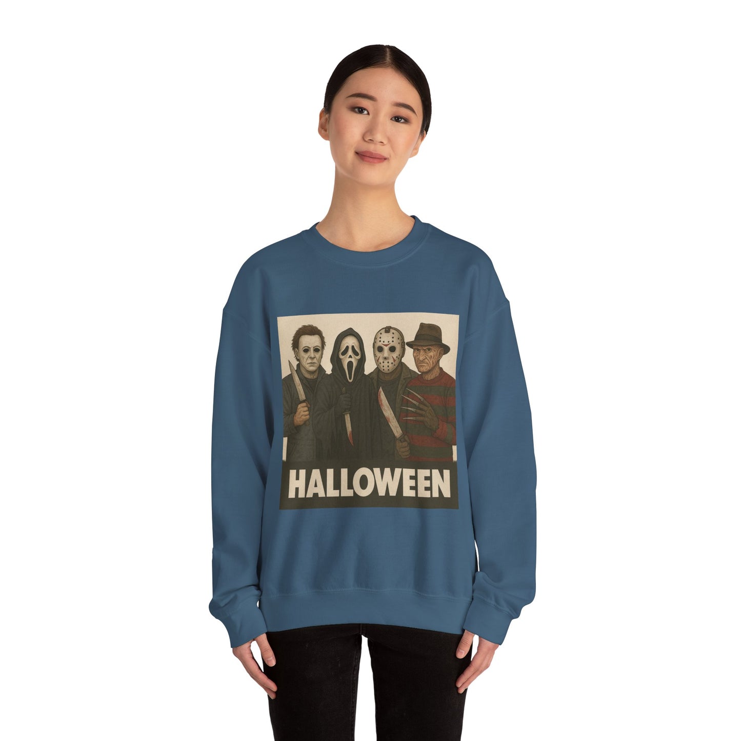 Spooky Movie Crewneck Sweatshirt - Halloween Horror Apparel