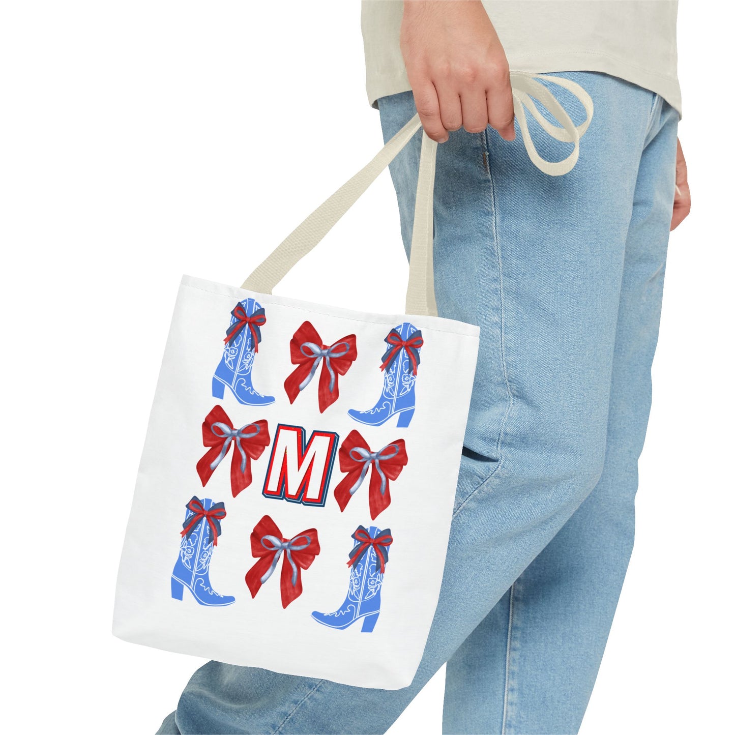 Mississippi Coquette Tote Bag, Personalized Tote, Mississippi Fan Gift, Ole Miss, Hotty Toddy, College Student Gift, Graduation Gift