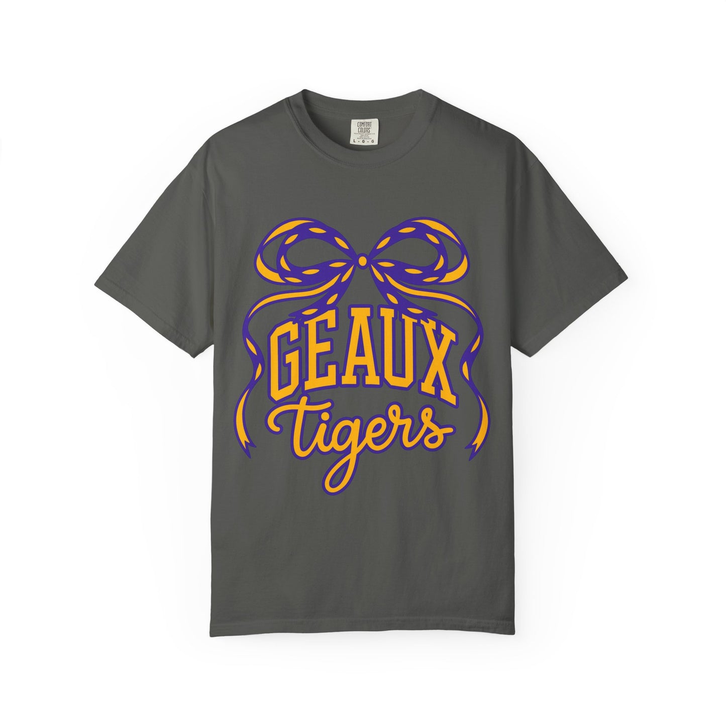 Géaux Tigers Garment-Dyed T-Shirt, Unisex Tee, LSU Spirit Wear, College Apparel, Game Day Outfit, Casual Style
