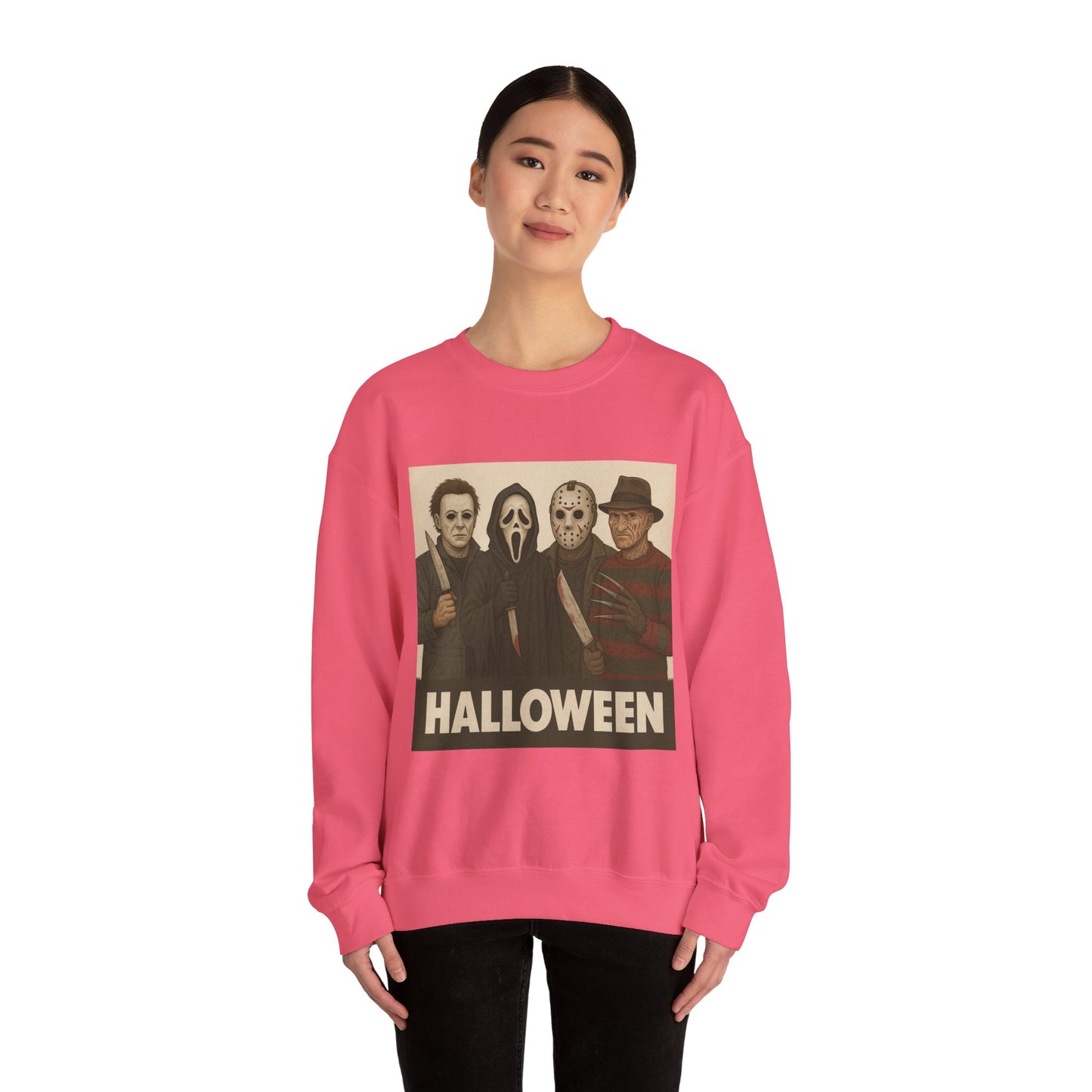 Spooky Movie Crewneck Sweatshirt - Halloween Horror Apparel