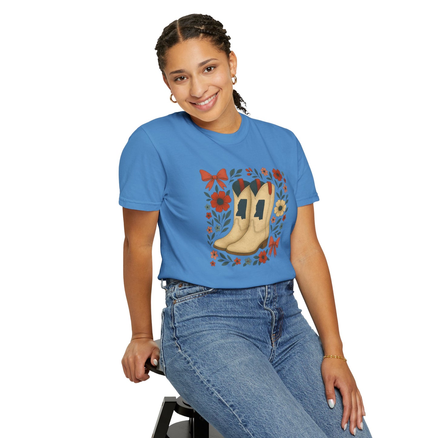 Mississippi Coquette Bow Unisex Tee - Ole Miss Fan Gift