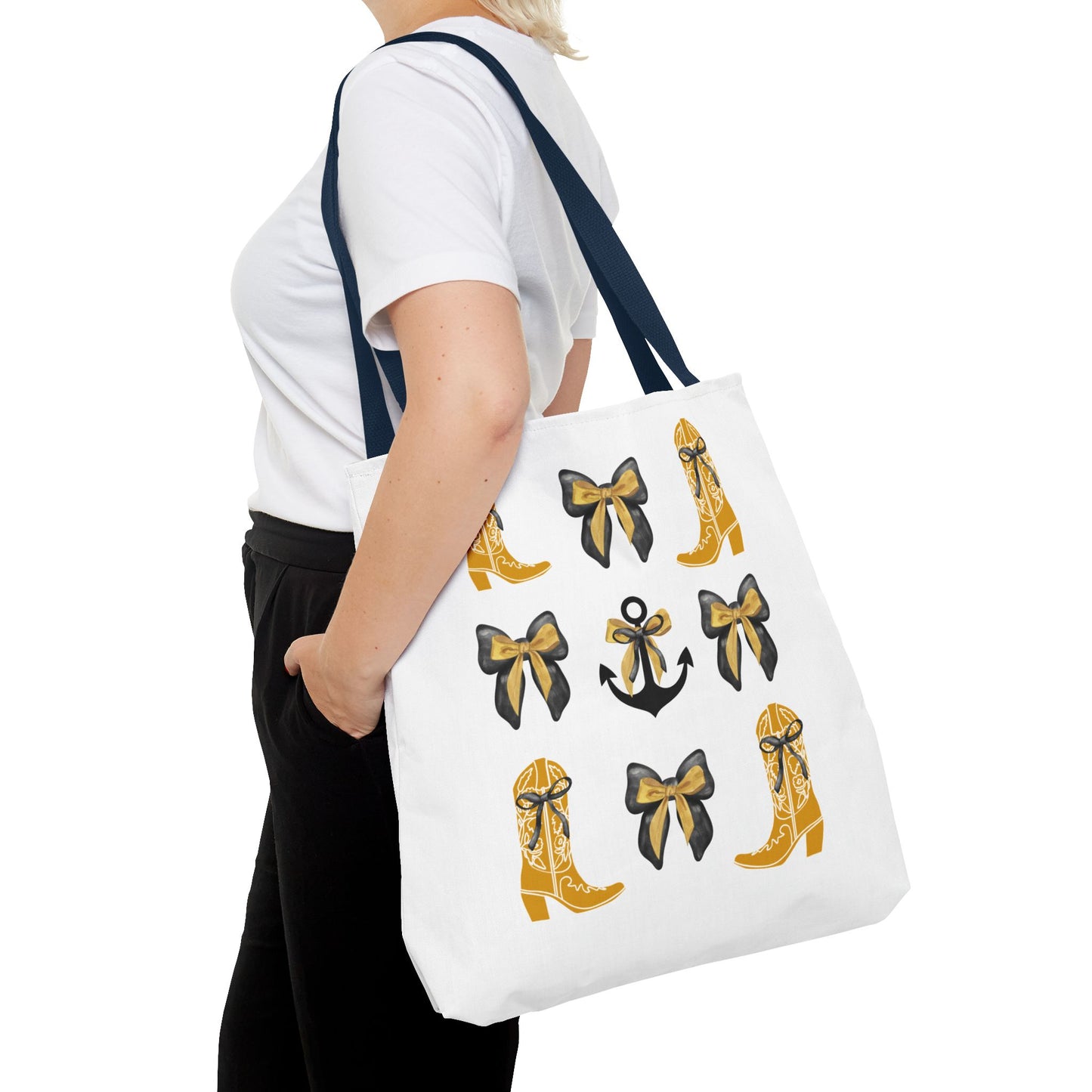 TN Vandy Game Day Tote Bag, Fashion Tote Bag, Perfect for Shopping, Nashville TN, Anchor Down, College Student Gift, Graduation Gift
