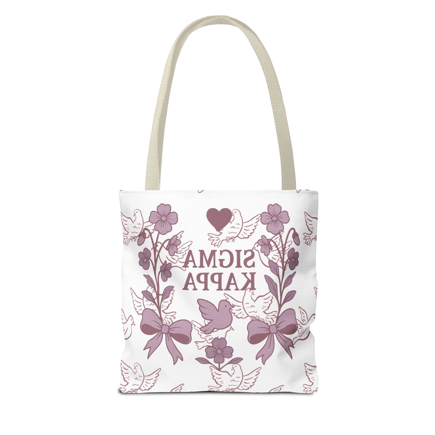 Sigma Kappa Floral Tote Bag | Sorority Gift, Eco-Friendly Carry-All, College Accessory, Stylish Shopping Bag, Chic Beach Tote