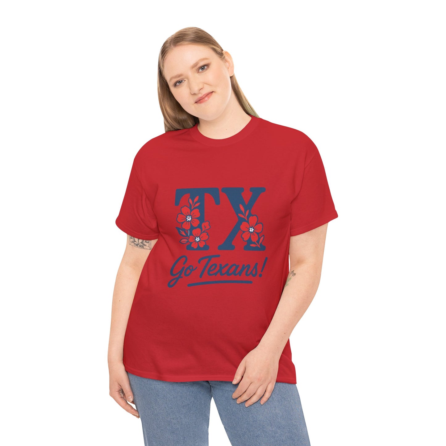 Texas Pride Unisex Cotton Tee | Go Texans! T-Shirt, Casual Wear, Game Day Shirt, Gift for Fans, Spring/Summer Style
