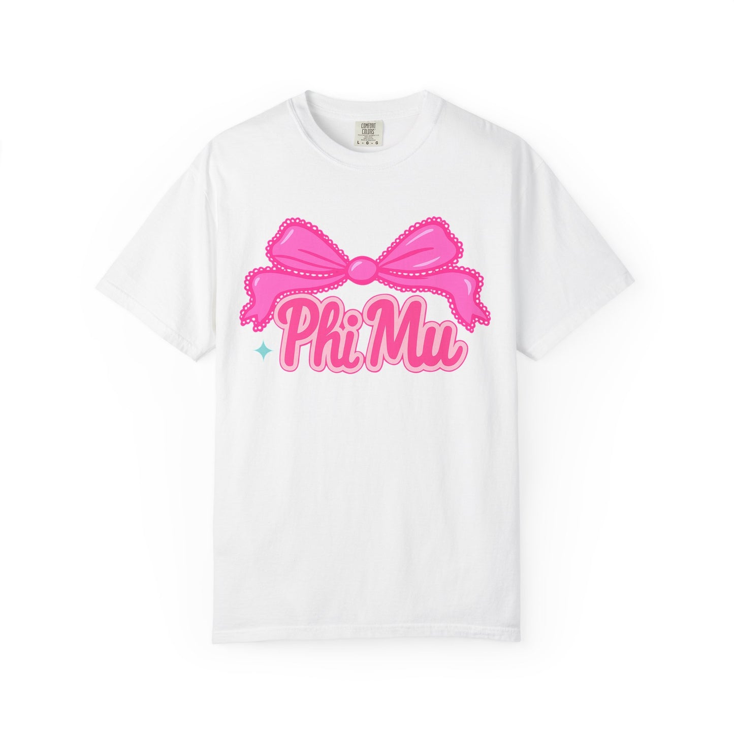 PhiMu Bow Pink Sorority T-Shirt