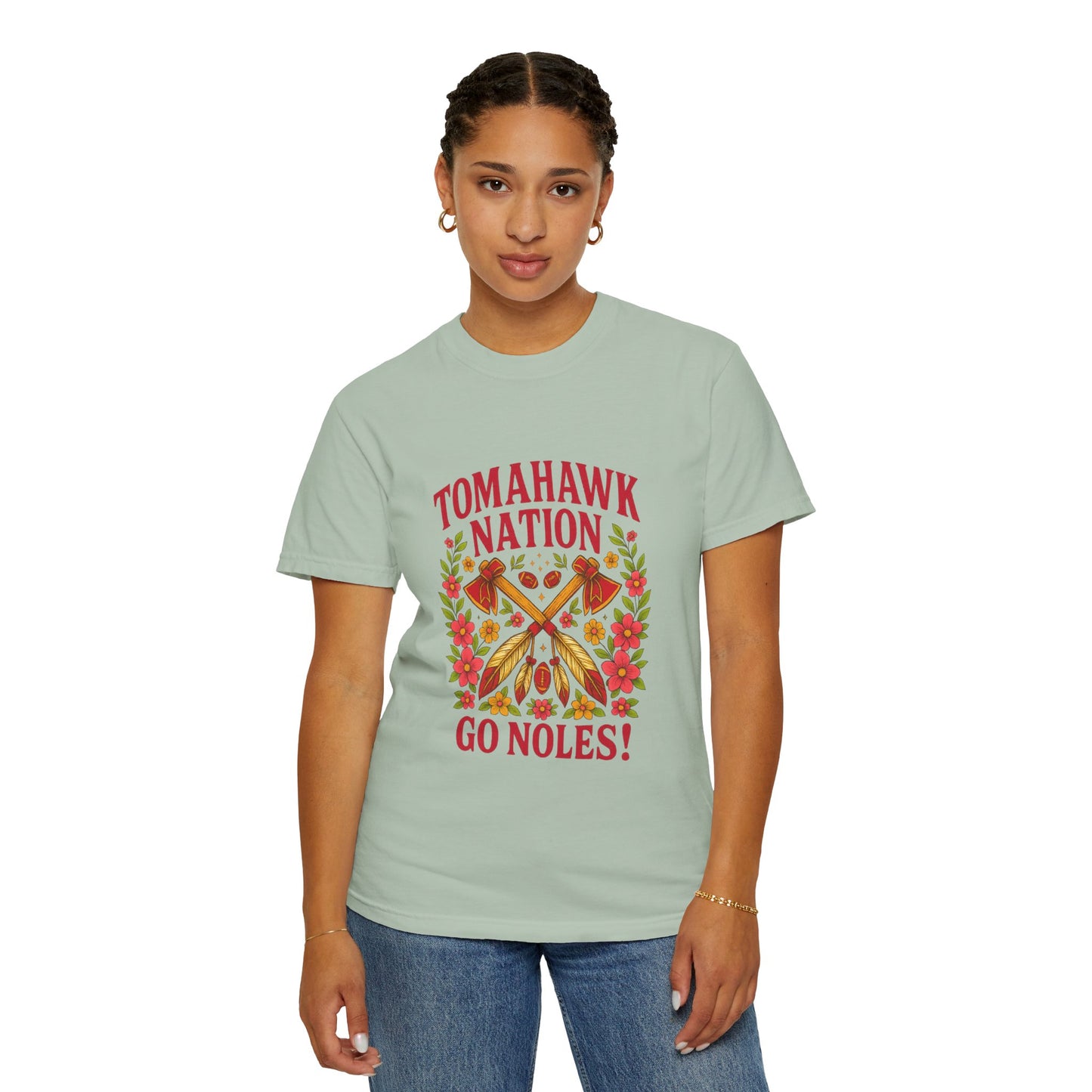 Tomahawk Nation Unisex T-shirt | Go Noles Vintage Style Tee, Perfect for Game Day, College Spirit Wear, Football Fans, Sports Apparel