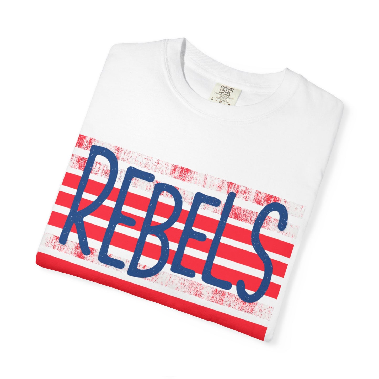 Rebels T-Shirt, Vintage Style Tee, Unisex Graphic Shirt, Summer Fashion, Independence Day Apparel, Football Game Day, Hotty Toddy