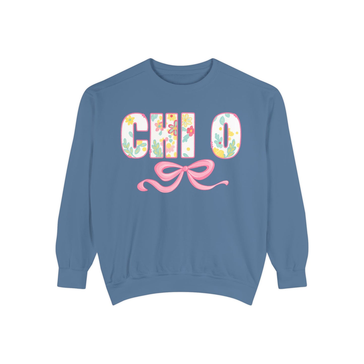 Colorful Floral Chill O Unisex Sweatshirt | Spring Fashion, Gift for Her