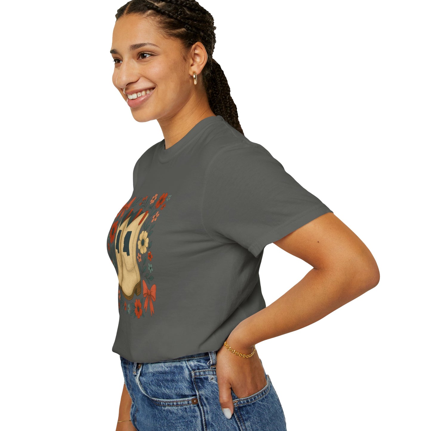 Mississippi Coquette Bow Unisex Tee - Ole Miss Fan Gift