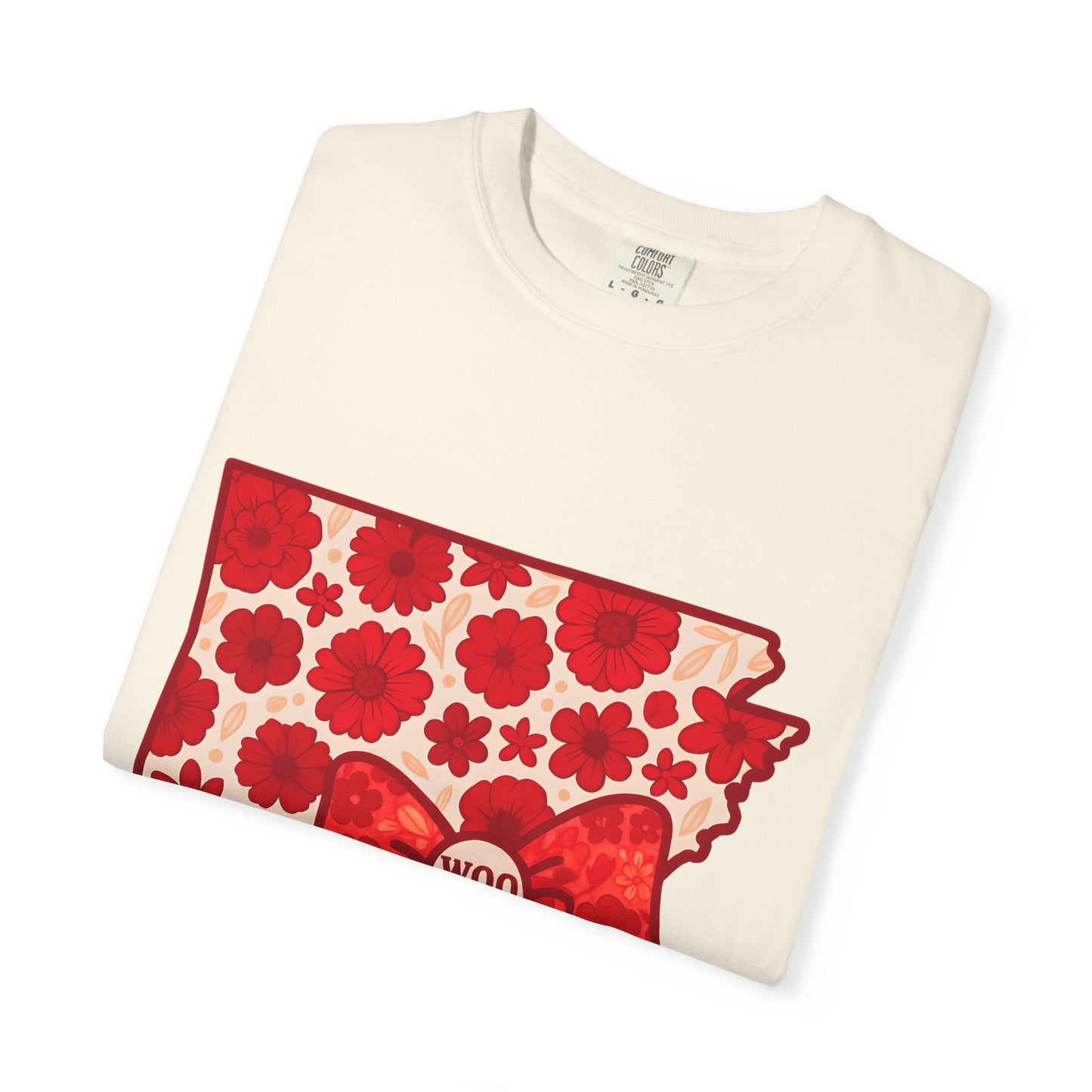 Arkansas Floral T-shirt - Women's & Men's Gift, Summer Tee, State Pride Shirt, Comfort Colors