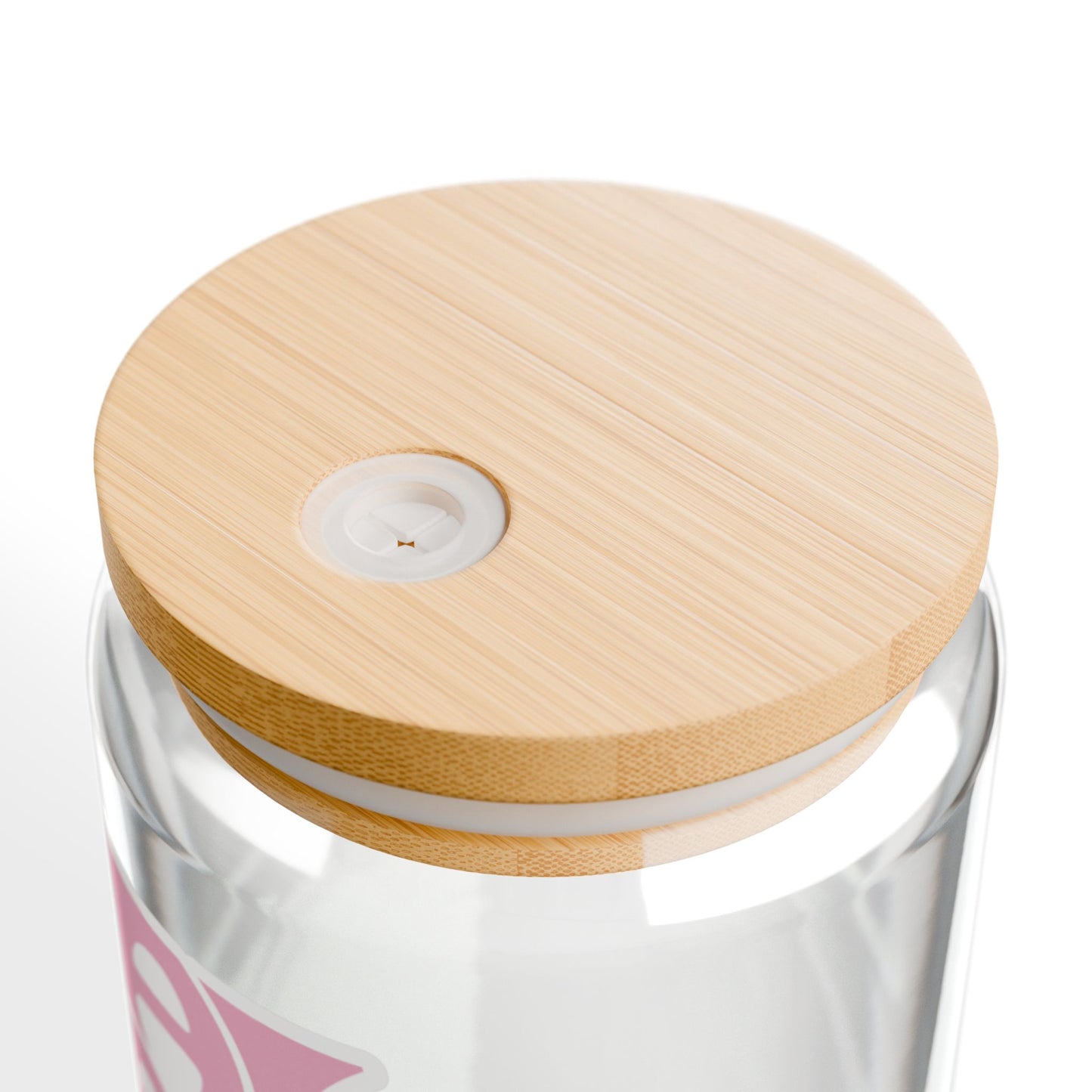 Alabama Stylish Glass Sipper with Bamboo Lid - Perfect for Smoothies, Juice, and Drinks, Eco-Friendly, Unique Gift, Home Decor, Outdoor Activities