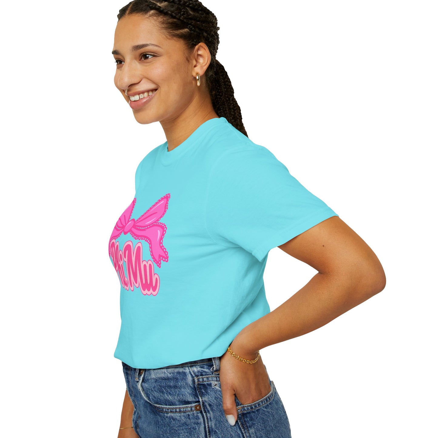 PhiMu Bow Pink Sorority T-Shirt