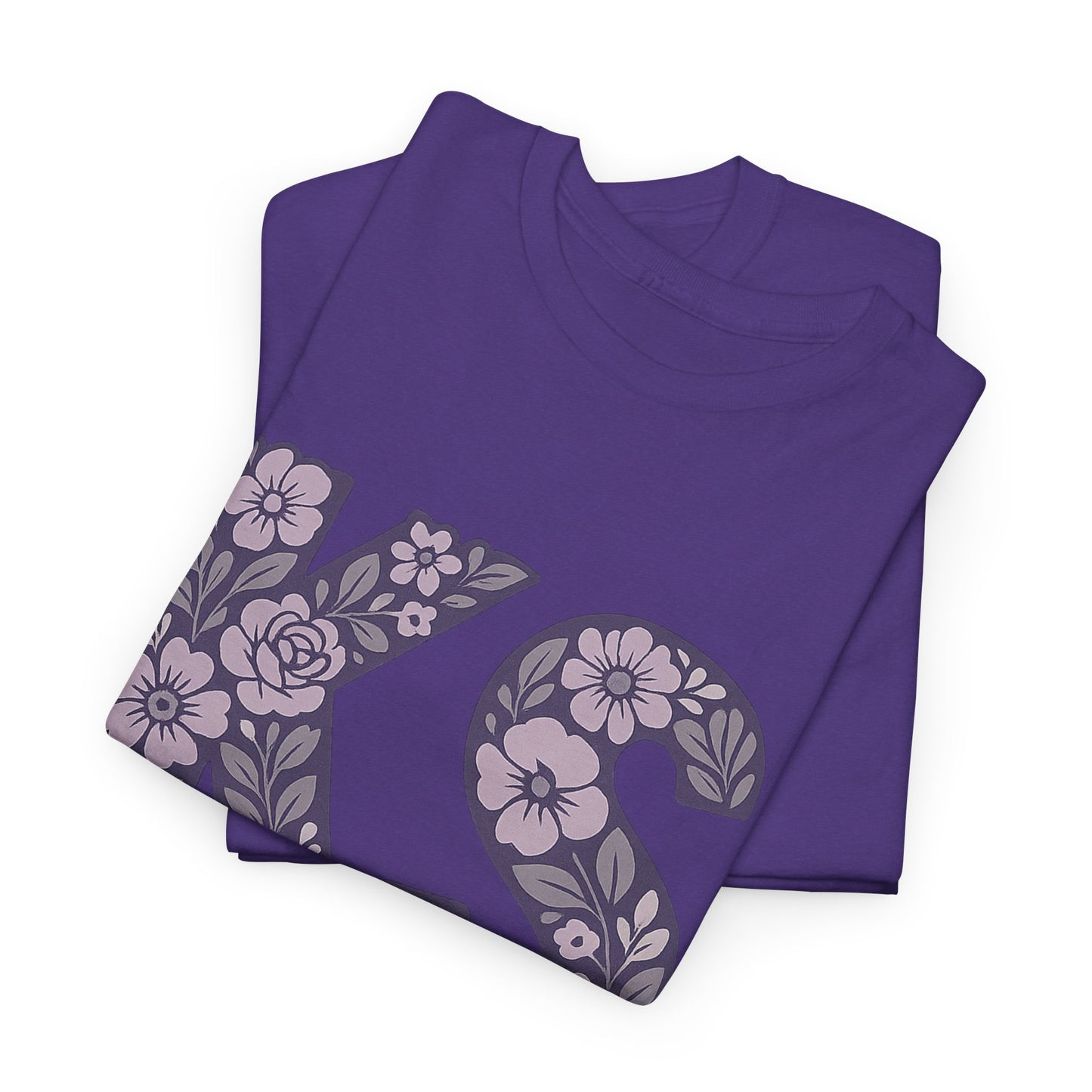 KS Floral Team Spirit Tee: Celebrate Kansas State Wildcats in Style, Perfect for Sports Events, Gifts, & Casual Wear