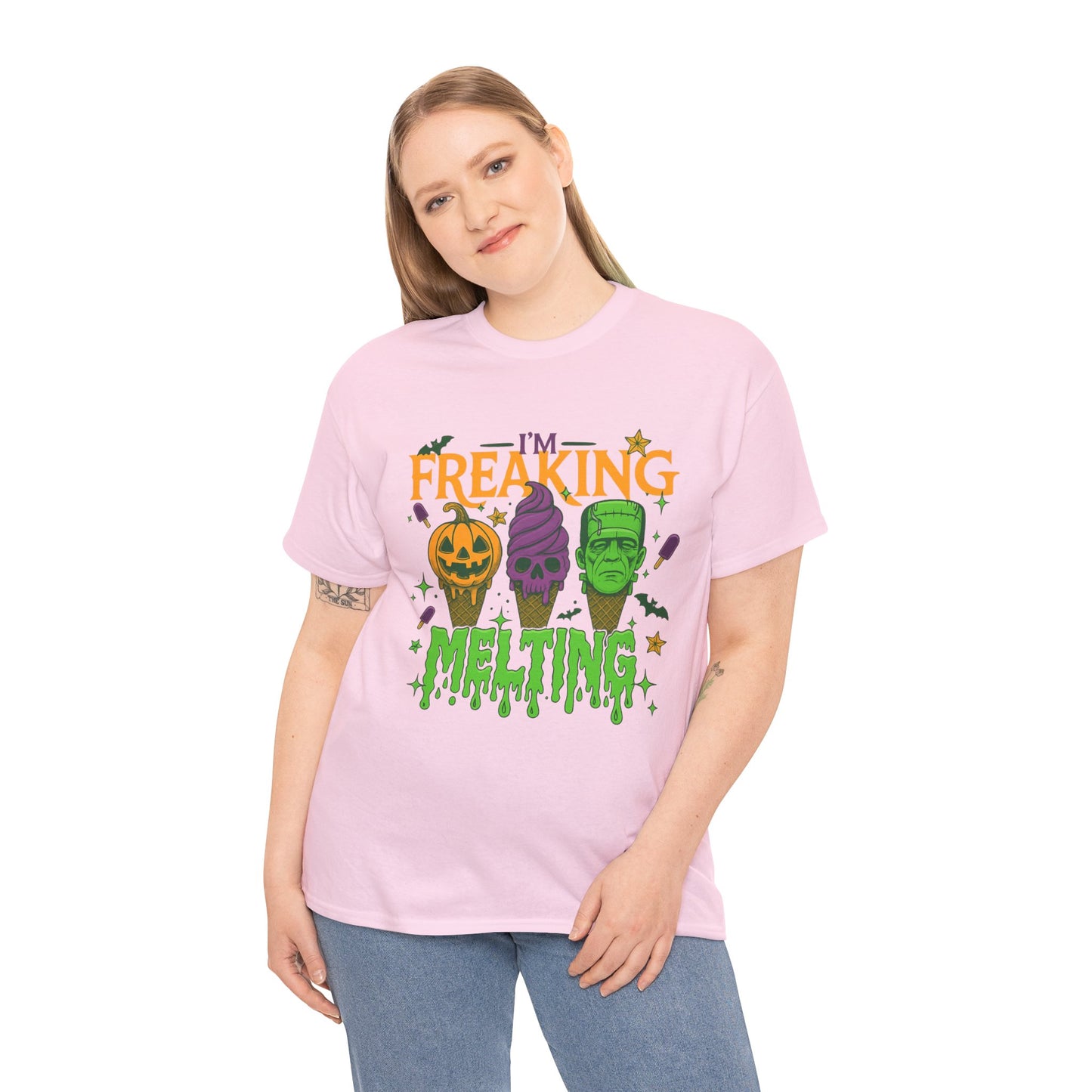 Halloween Unisex Heavy Cotton Tee, Fun Fall Shirt, Halloween Costume Top, Spooky Party Tee, Trick or Treat Apparel