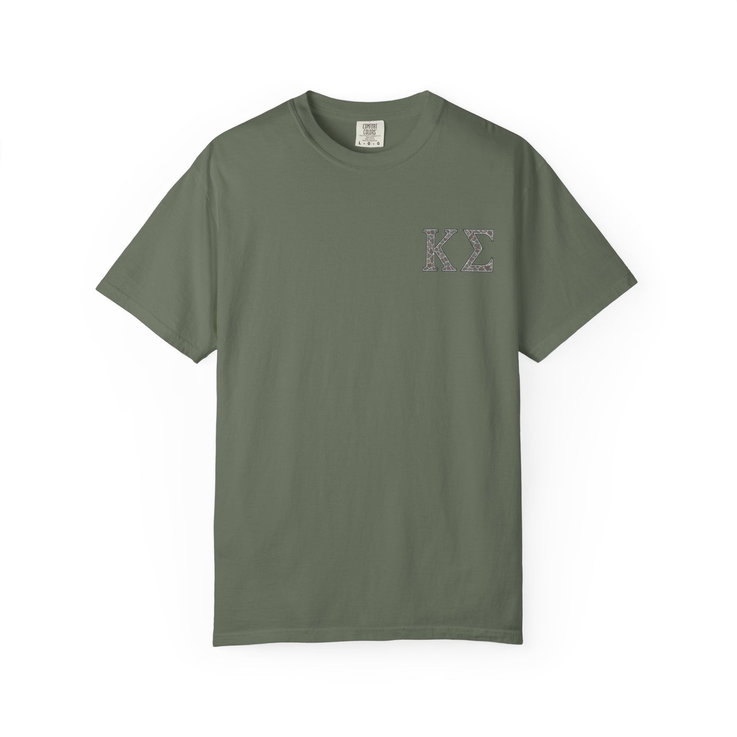 Kappa Sigma Garment-Dyed Unisex T-Shirt, Casual Wear, Greek Life Apparel, College Student Gift, Comfy Streetwear