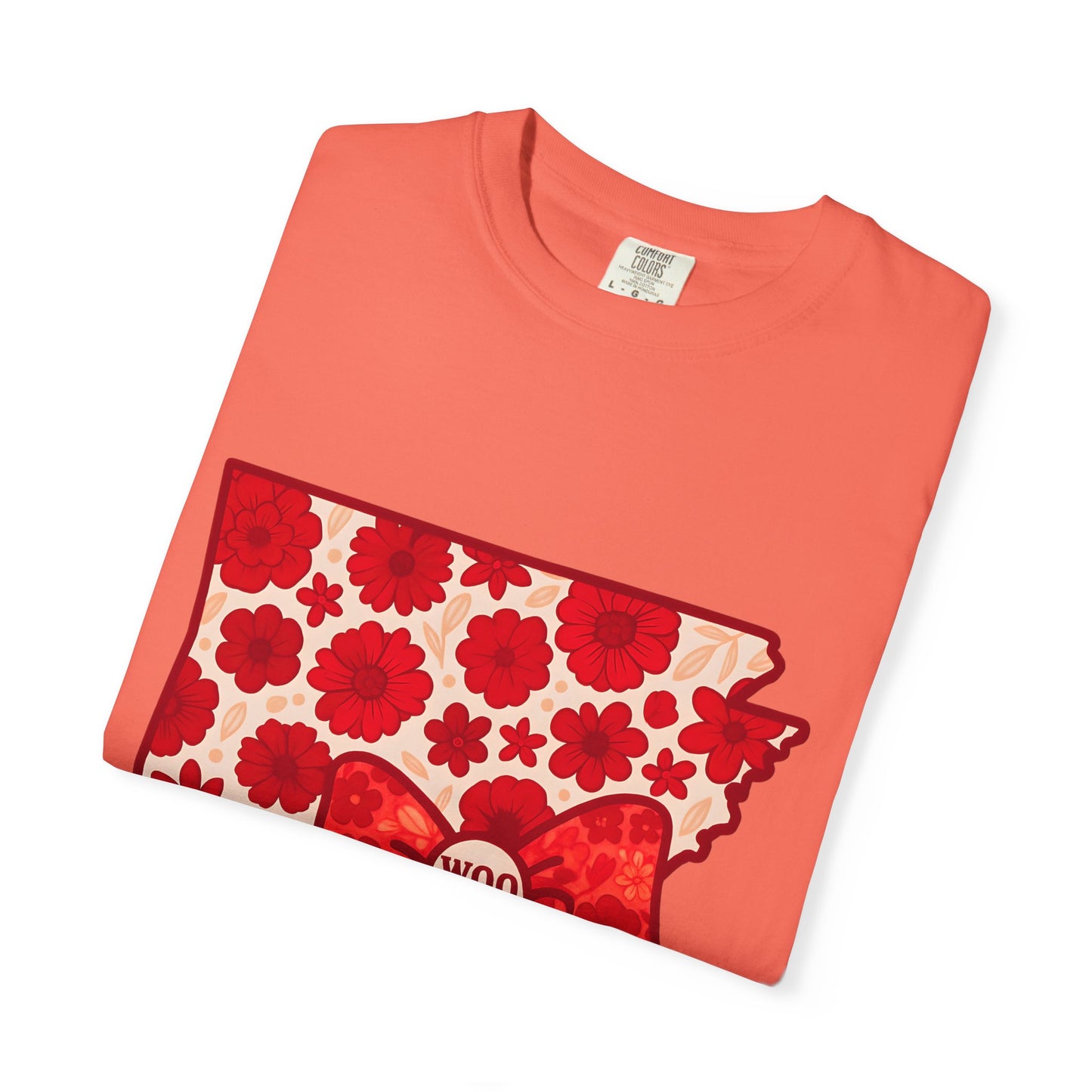 Arkansas Floral T-shirt - Women's & Men's Gift, Summer Tee, State Pride Shirt, Comfort Colors