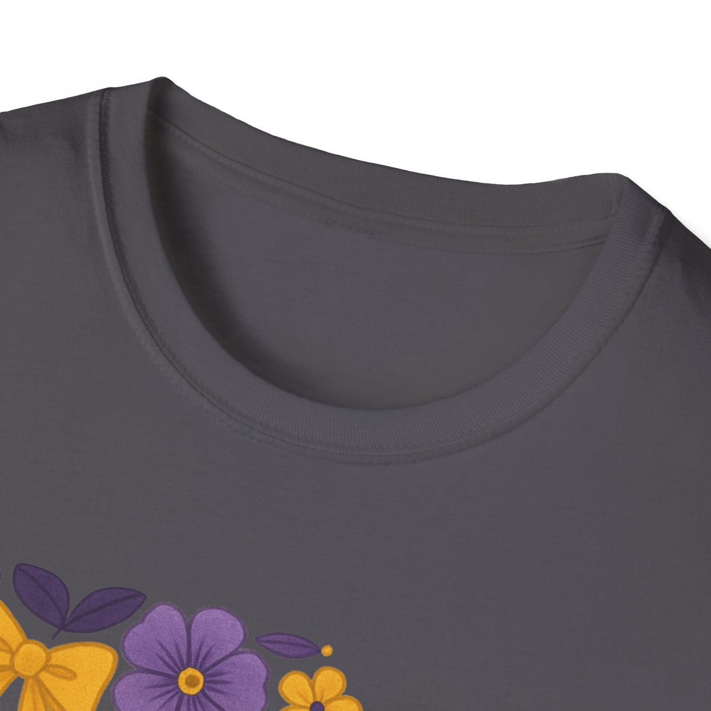 Louisiana Floral Graphic Tee, Casual Unisex T-Shirt, Spring Fashion, Gift for Nature Lovers, Summer Outfit, Southern Pride