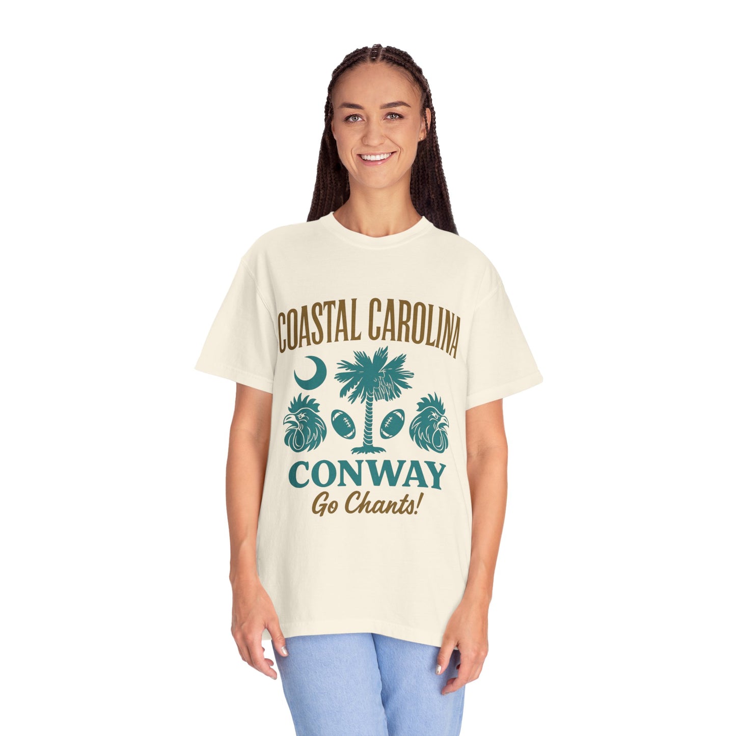 Go Chants T-Shirt, Unisex Garment-Dyed Tee, Beachwear, College Apparel, Summer Vibes