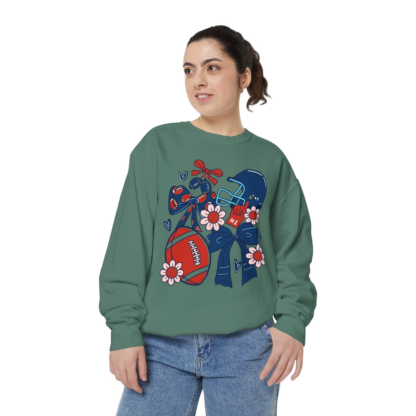 Football Game Day Unisex Sweatshirt - Comfort Colors