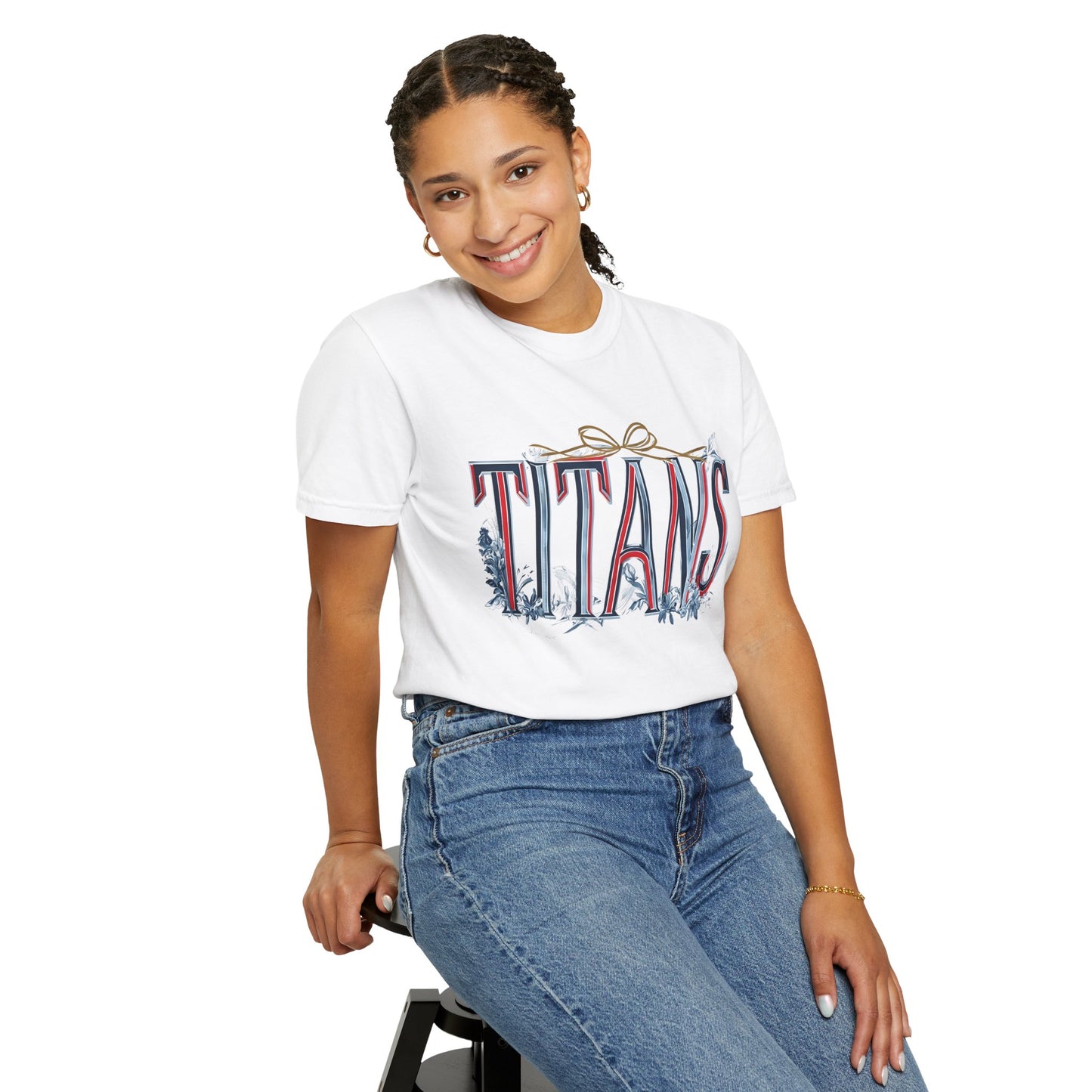 Floral Titans Garment-Dyed T-Shirt