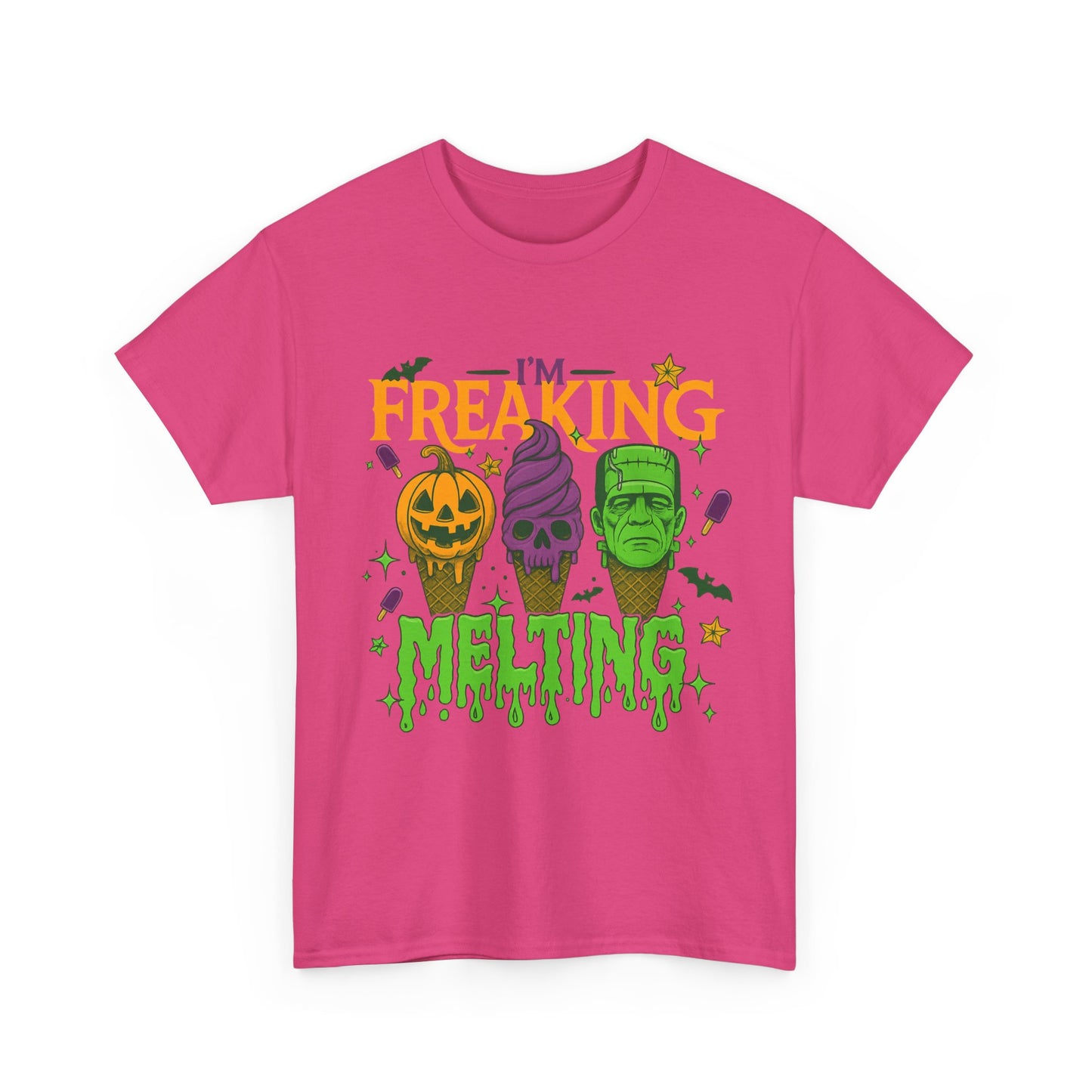 Halloween Unisex Heavy Cotton Tee, Fun Fall Shirt, Halloween Costume Top, Spooky Party Tee, Trick or Treat Apparel