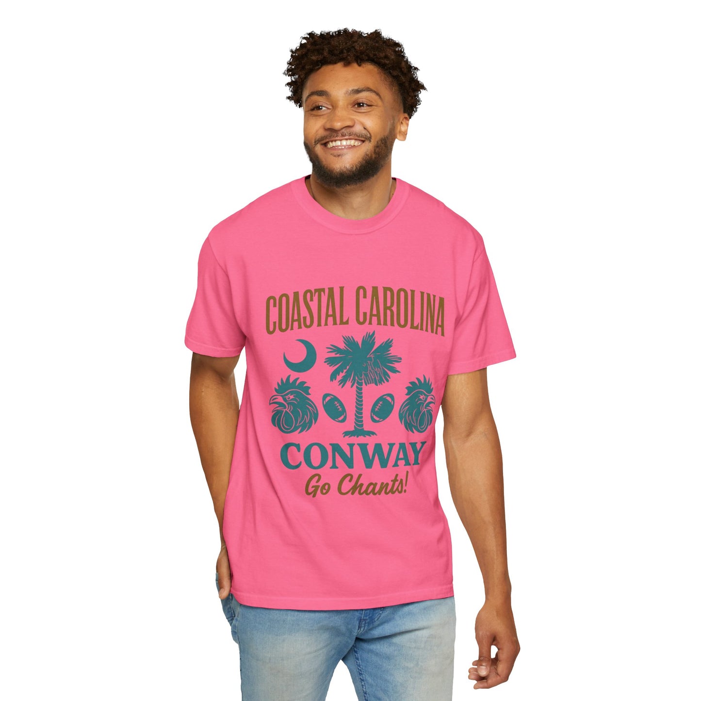 Go Chants T-Shirt, Unisex Garment-Dyed Tee, Beachwear, College Apparel, Summer Vibes