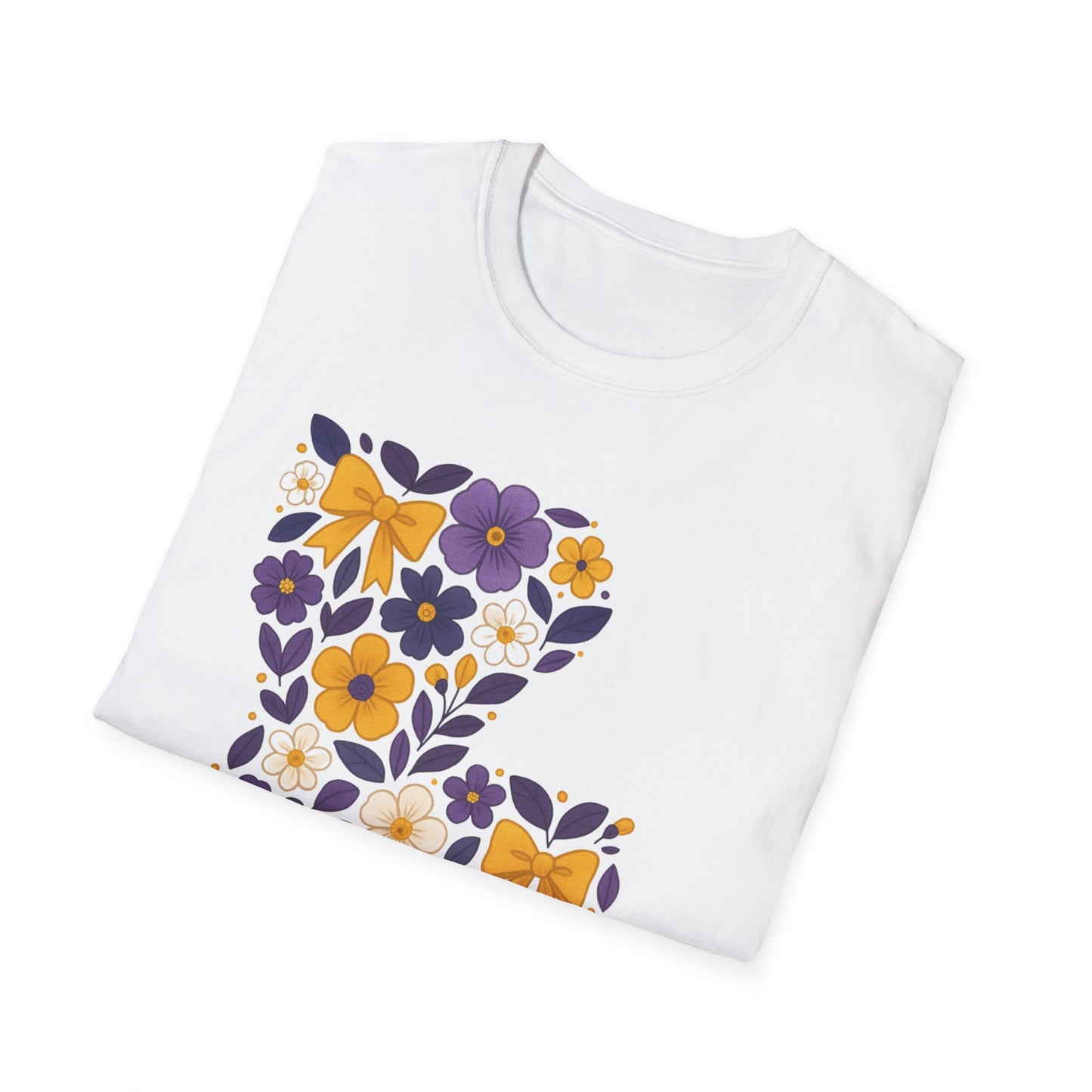 Louisiana Floral Graphic Tee, Casual Unisex T-Shirt, Spring Fashion, Gift for Nature Lovers, Summer Outfit, Southern Pride