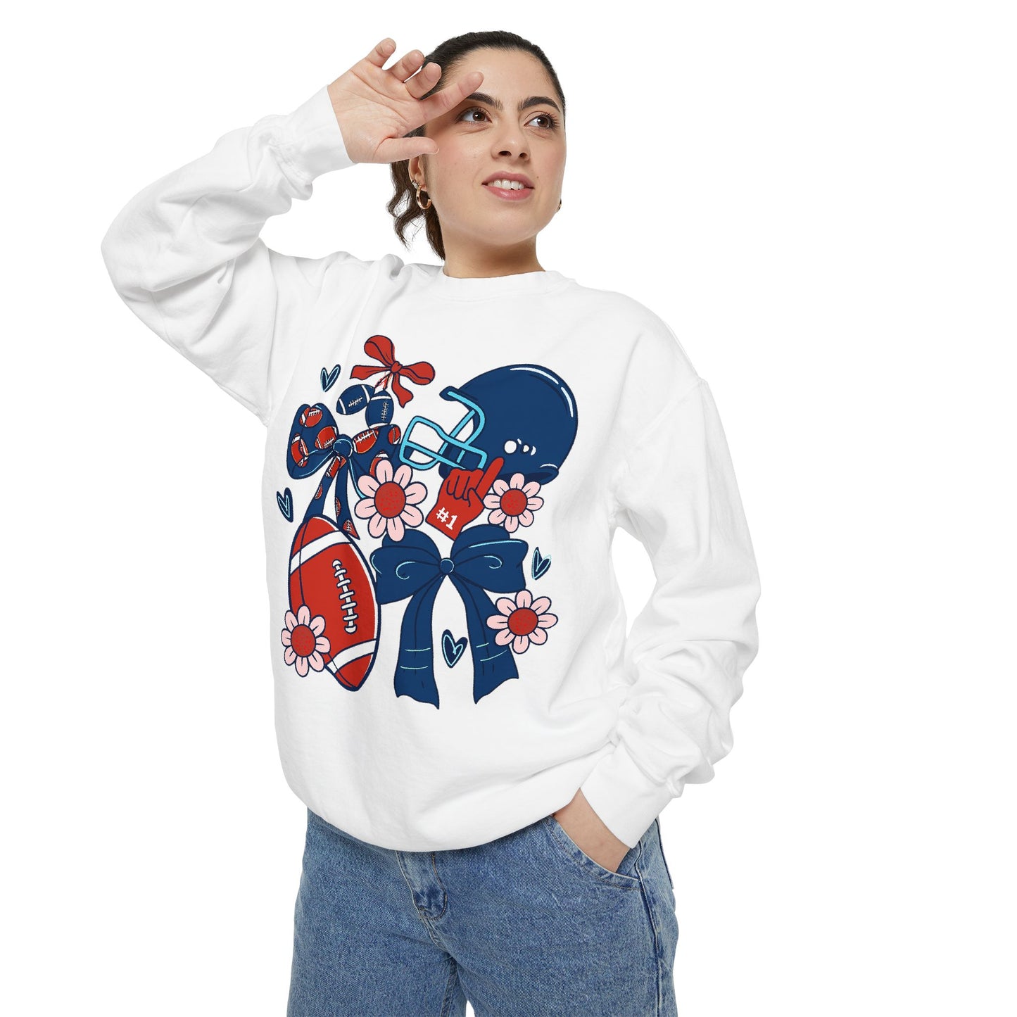Football Game Day Unisex Sweatshirt - Comfort Colors