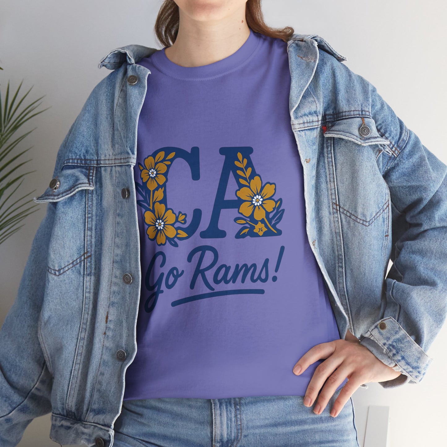 CA Rams Floral Tee