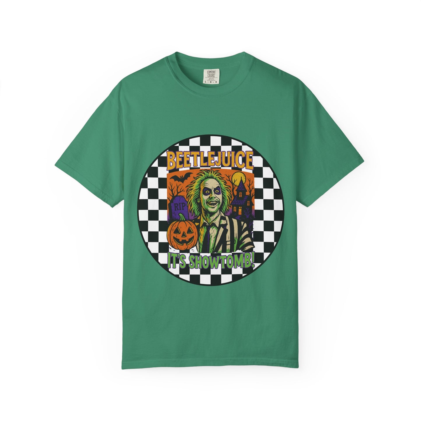 Beetlejuice Unisex T-shirt, Spooky Graphic Tee, Halloween Costume Shirt, Movie Fan Apparel, Eerie Clothing Gift