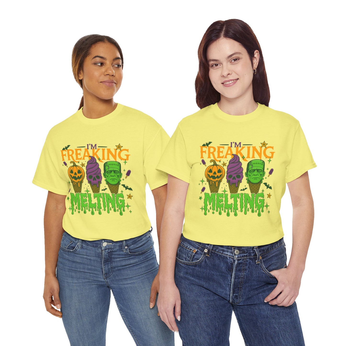 Halloween Unisex Heavy Cotton Tee, Fun Fall Shirt, Halloween Costume Top, Spooky Party Tee, Trick or Treat Apparel