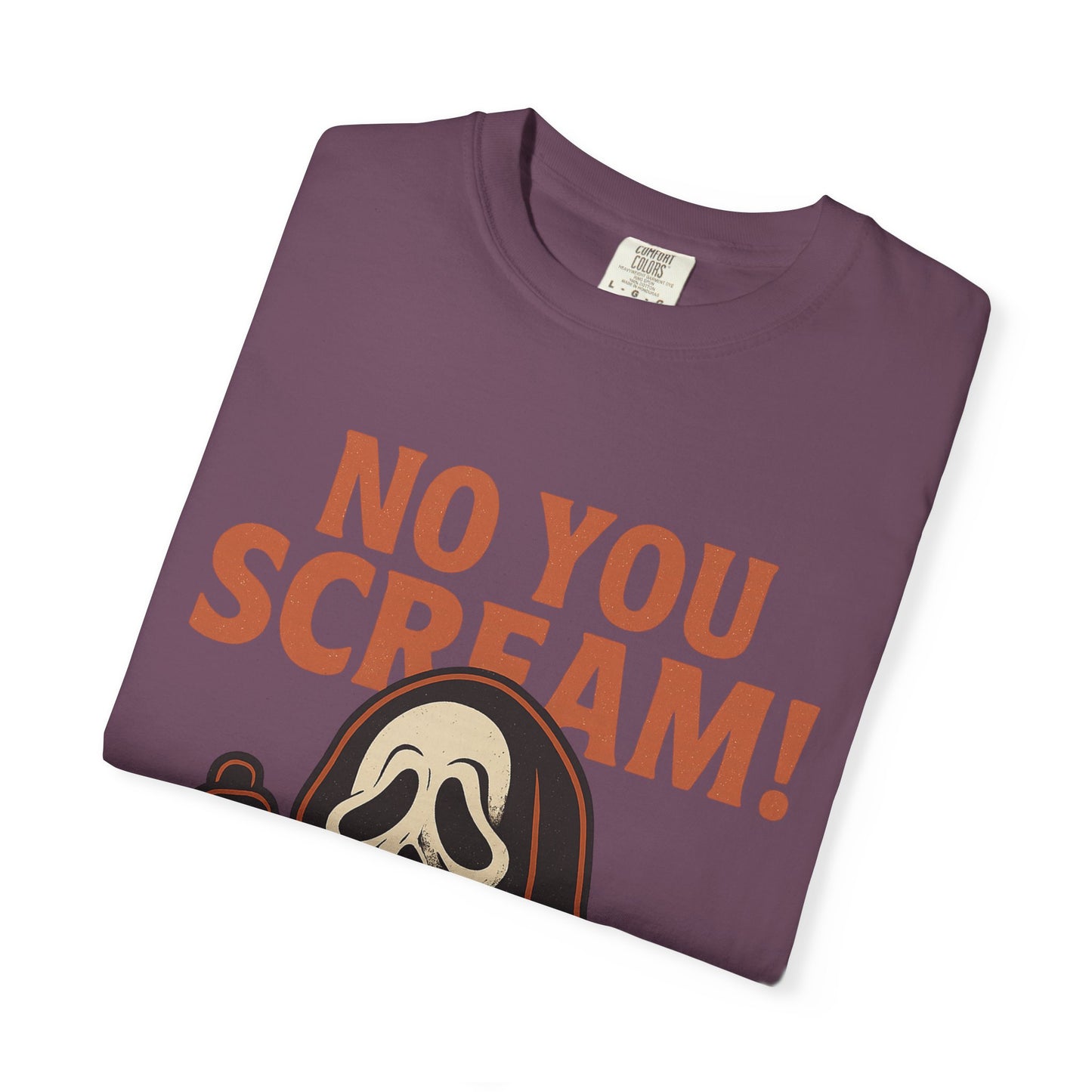 Unisex Horror-Themed T-shirt | Fun Scream Design for Halloween, Costume Parties, Movie Nights, Gift for Horror Fans