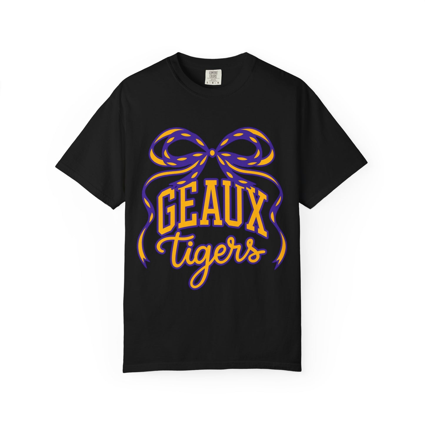 Géaux Tigers Garment-Dyed T-Shirt, Unisex Tee, LSU Spirit Wear, College Apparel, Game Day Outfit, Casual Style