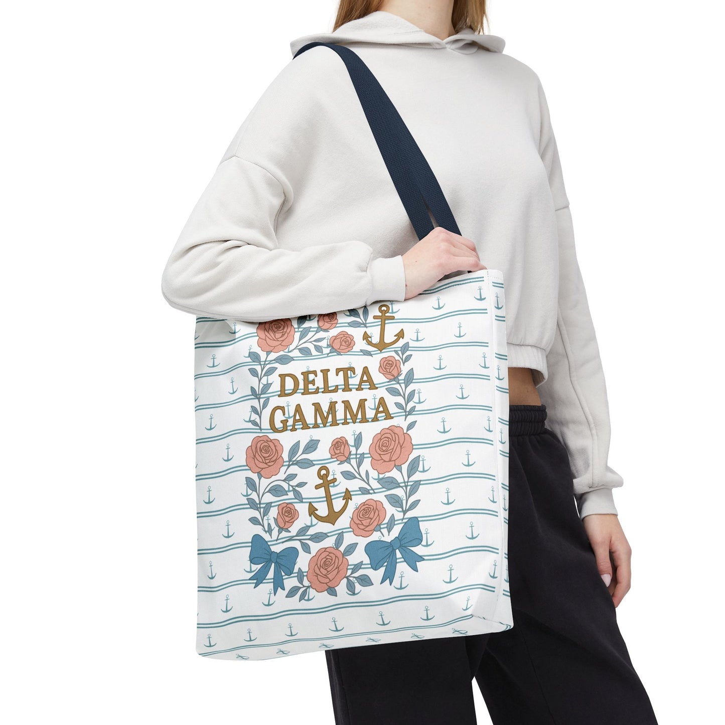 Floral Tote Bag - Delta Gamma Sisterhood Gift