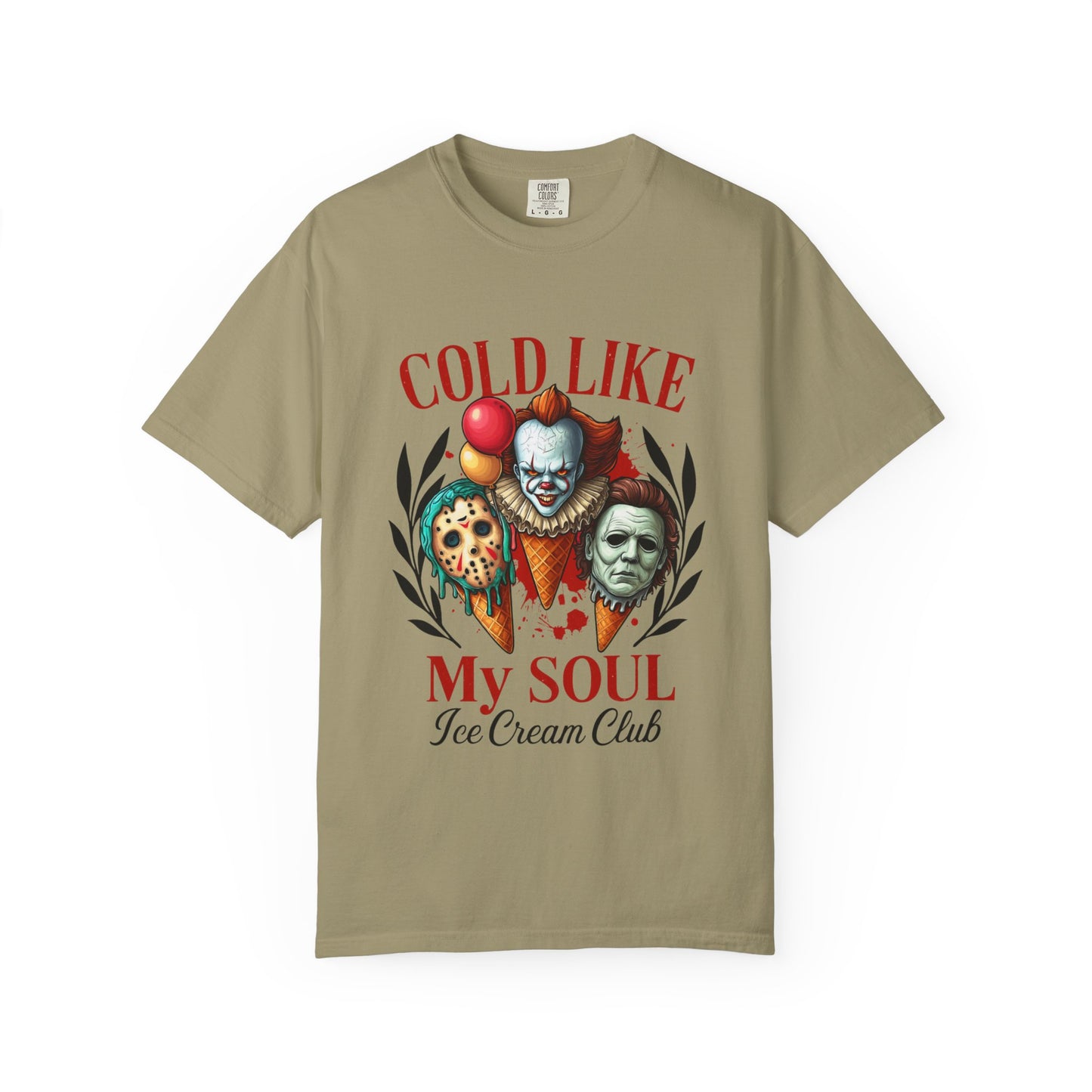 Chilling Soul T-Shirt, Vintage Horror Tee, Unisex Graphic Shirt, Ice Cream Lovers Gift, Fun Movie Merch